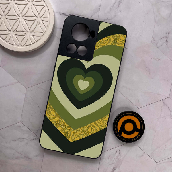 OnePlus 10R -  Heart Beat 2.0 Series  - Premium Metal Printed soft Bumper shock Proof Case