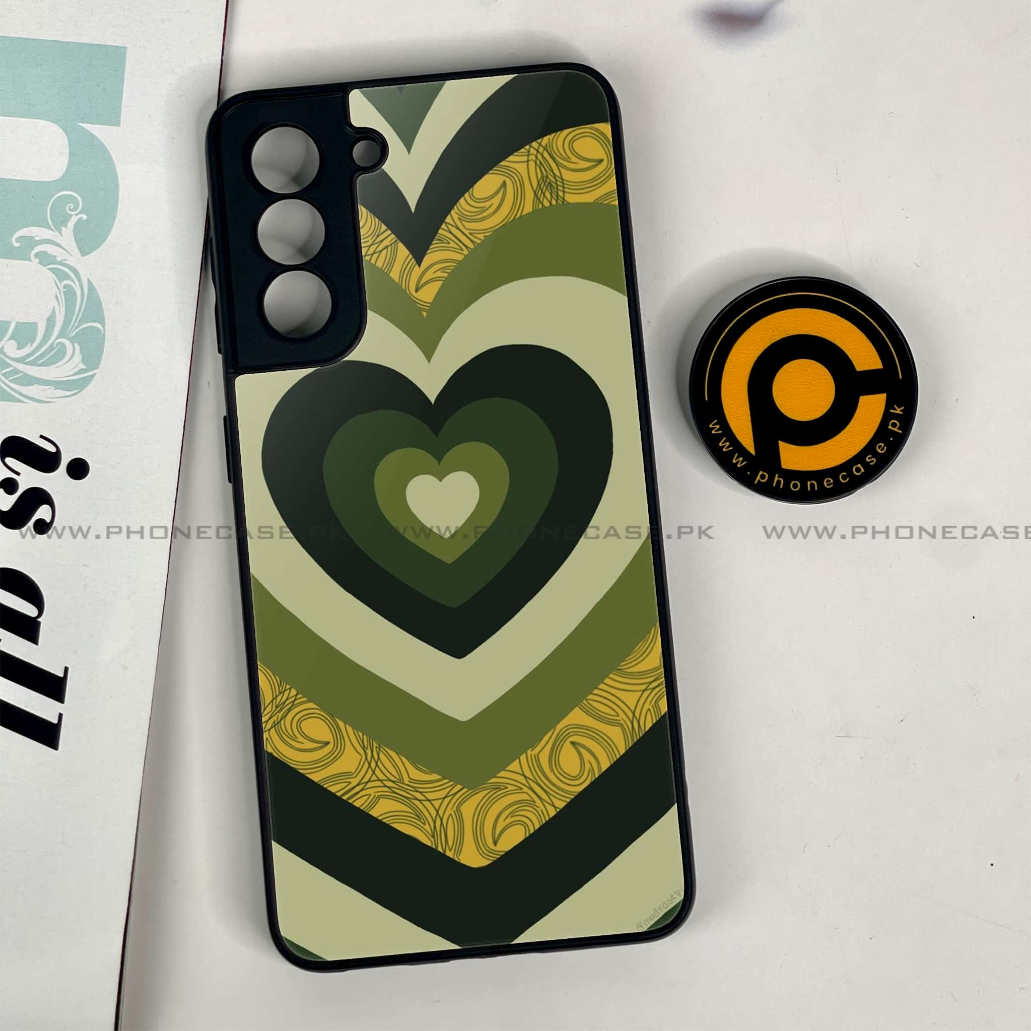 Samsung Galaxy S21 - Heart Beat 2.0 Series - Premium Printed Glass soft Bumper shock Proof Case