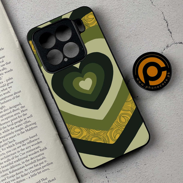 Xiaomi 15 - Heart Beat 2.0 Series - Premium Metal Printed soft Bumper shock Proof Case