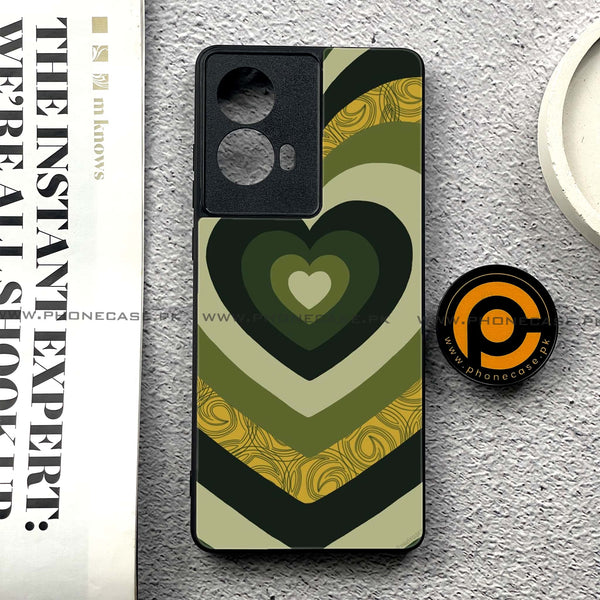 Moto G85 - Heart Beat 2.0 Series - Premium Printed Glass soft Bumper shock Proof Case