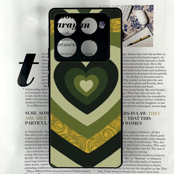 Infinix Note 40 Pro Plus - Heart Beat 2.0 Series - Premium Metal Printed soft Bumper shock Proof Case