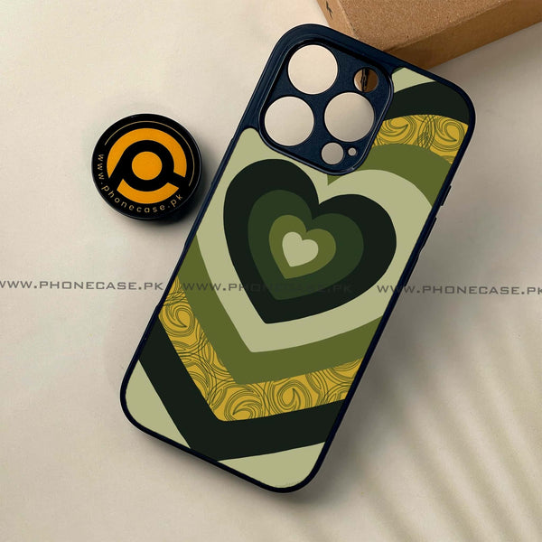 iPhone 16 Pro - Heart Beat 2.0 Series - Premium Printed Glass soft Bumper shock Proof Case