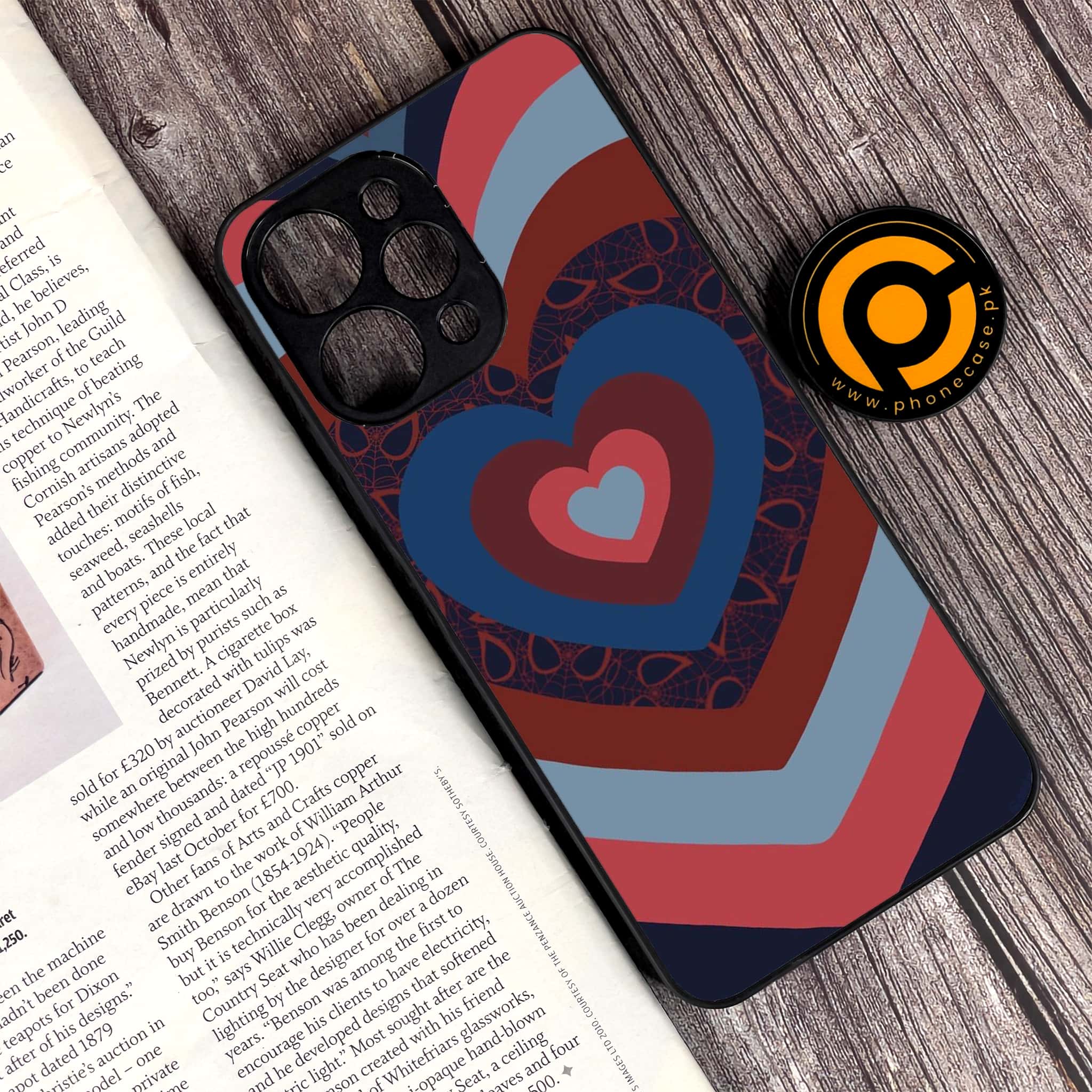 Xiaomi Redmi 12 - Heart Beat 2.0 Series - Premium Printed Glass soft Bumper shock Proof Case