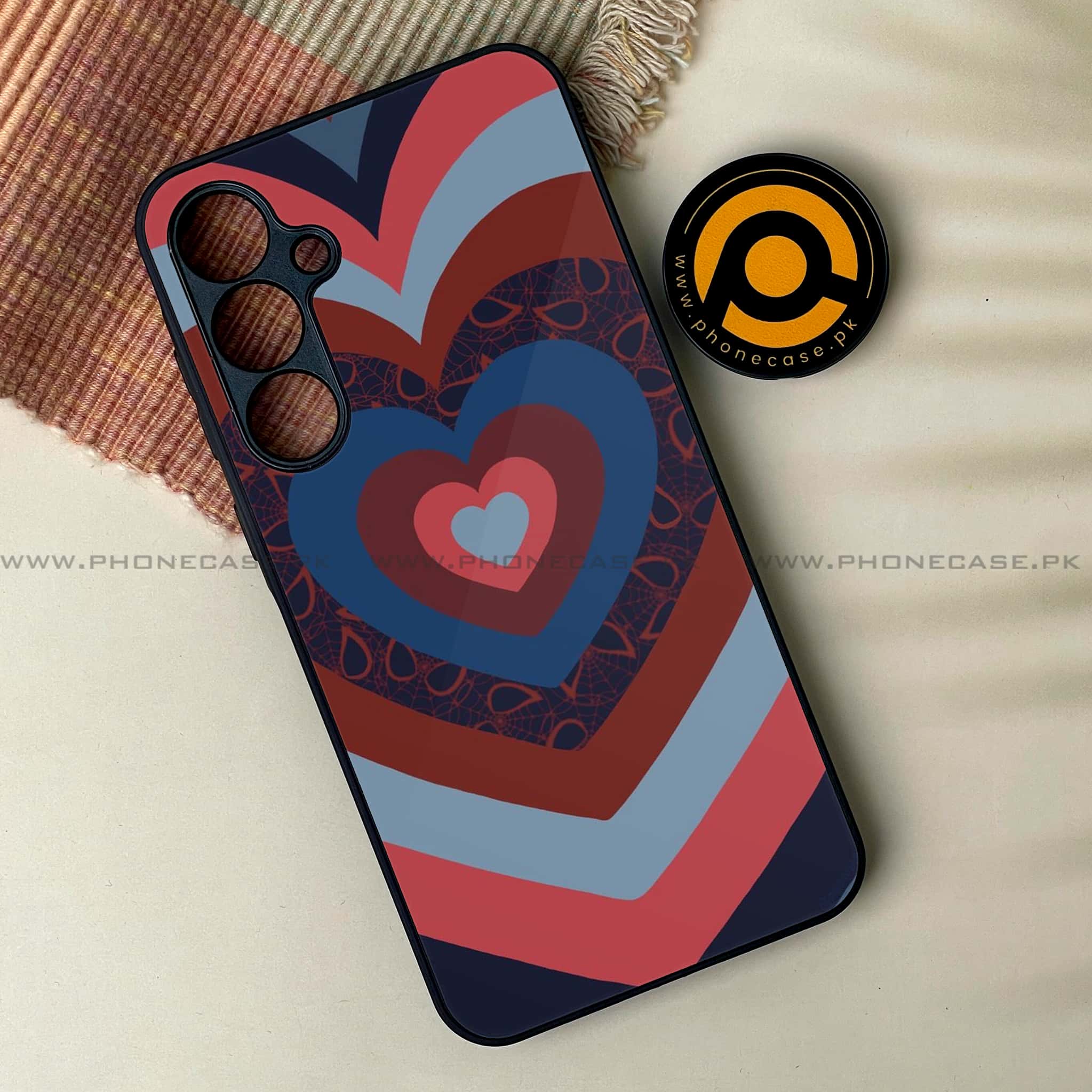 Samsung Galaxy S24 FE - Heart Beat Series 2.0 - Premium Metal Printed soft Bumper shock Proof Case