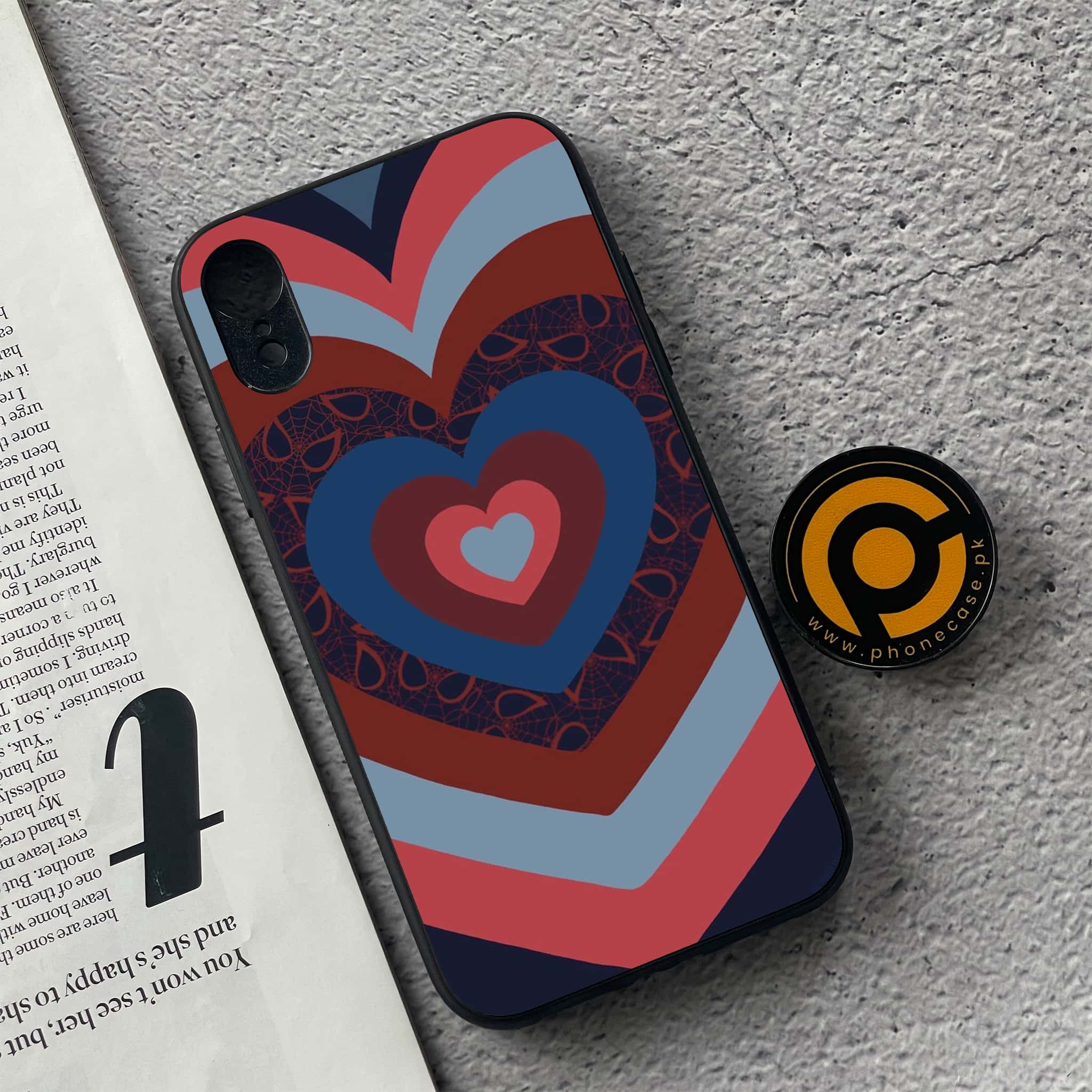iPhone XR - Heart Beat Series 2.0 - Premium Metal Printed soft Bumper shock Proof Case