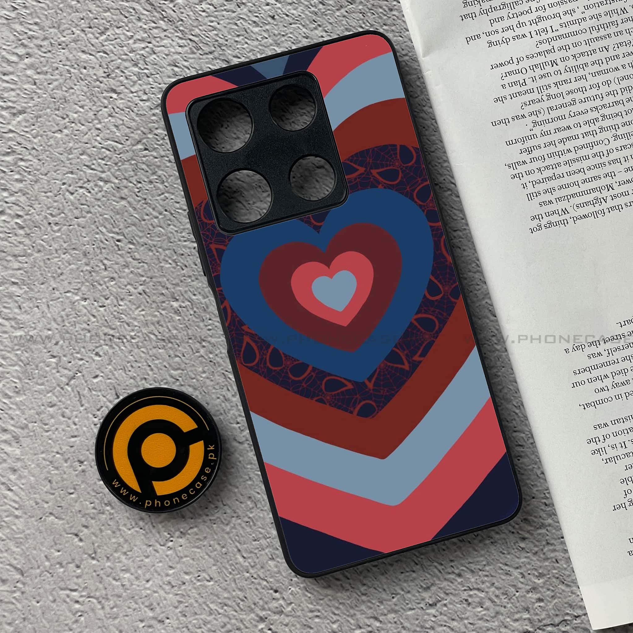 Infinix Note 30 Pro - Heart Beat Series 2.0 - Premium Metal Printed soft Bumper shock Proof Case