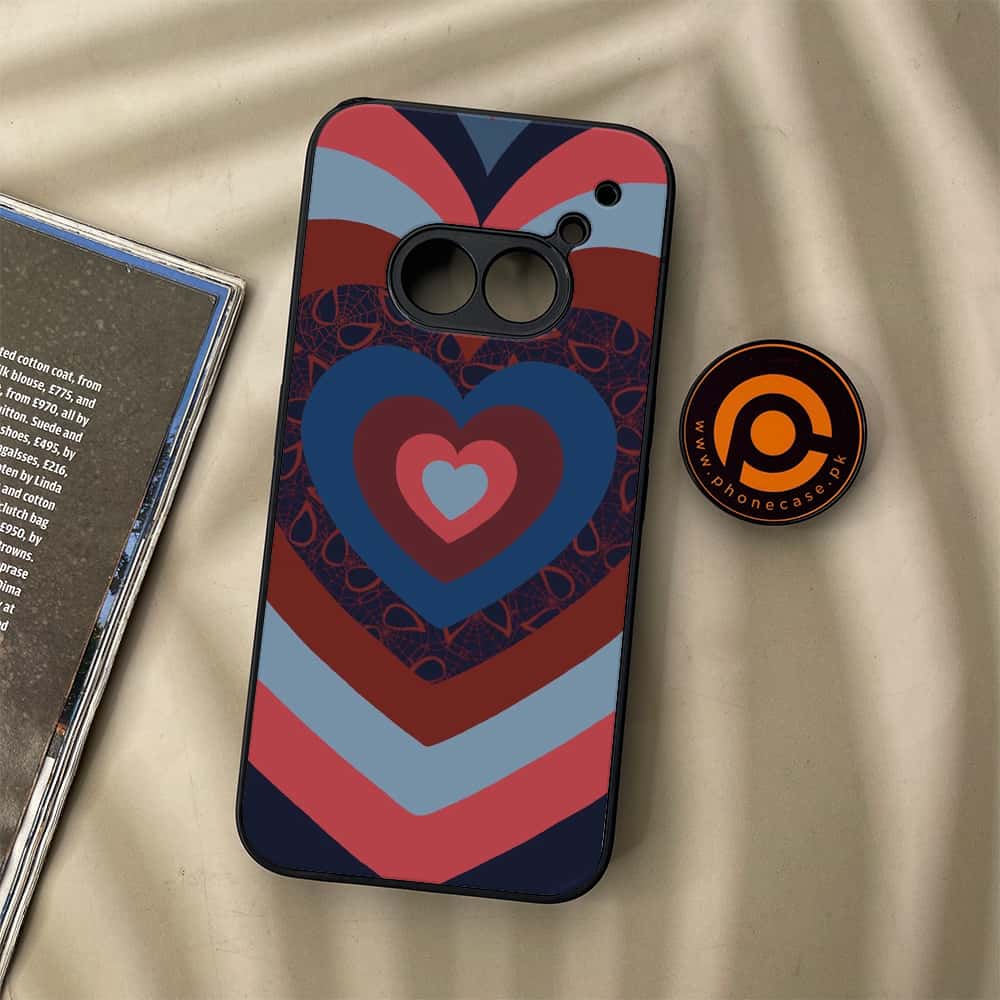 Nothing Phone (2a) - Heart Beat 2.0 Series - Premium Metal Printed soft Bumper Shock Proof Case