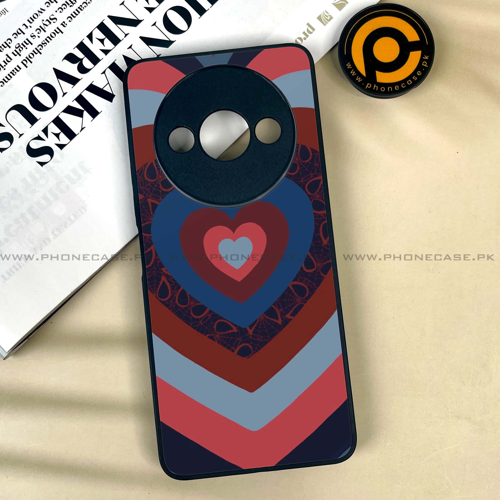 Xiaomi Redmi A3x - Heart Beat 2.0 Series - Premium Printed Metal soft Bumper shock Proof Case