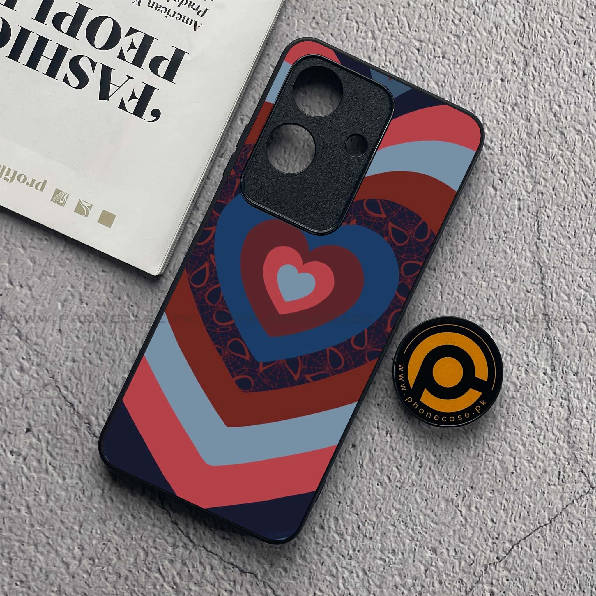 Realme Note 60x - Heart Beat 2.0 Series - Premium Metal  Printed soft Bumper shock Proof Case