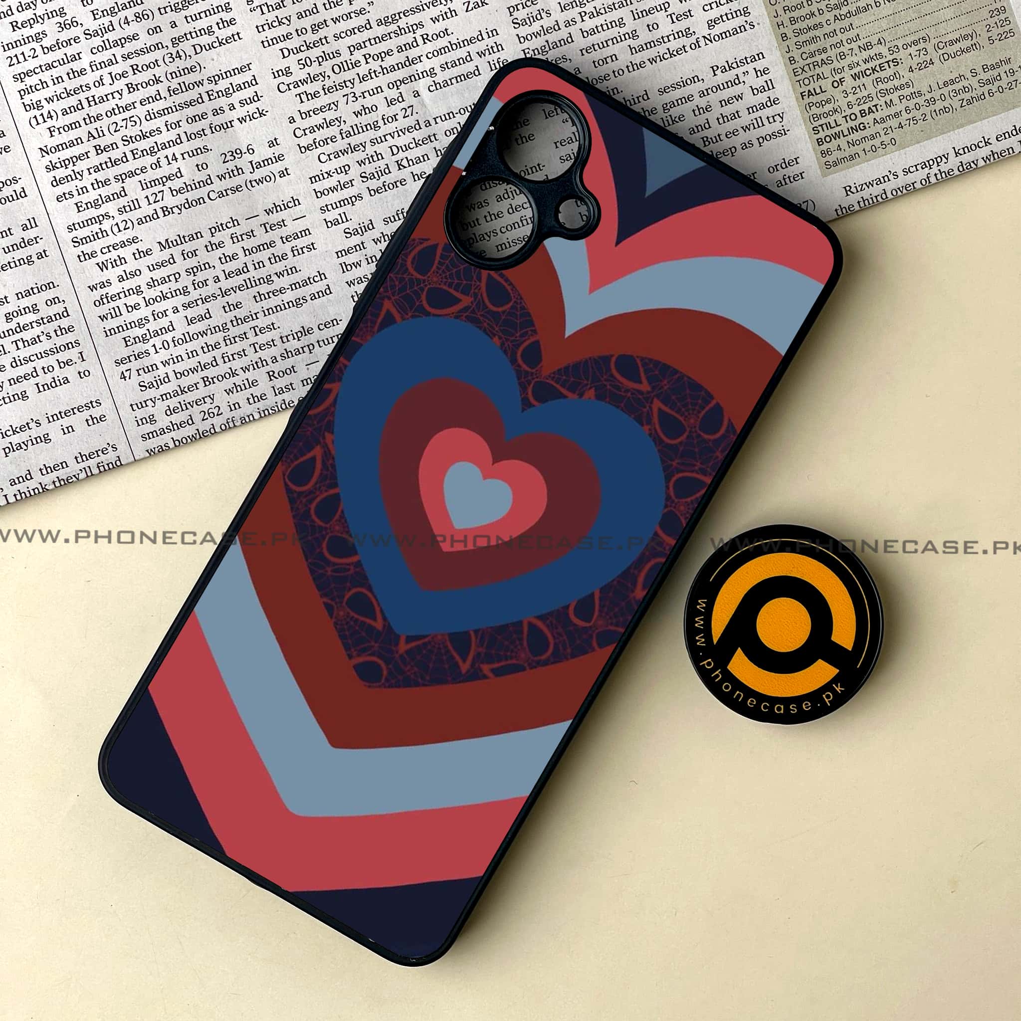 Samsung Galaxy A06  - Heart Beat 2.0 Series - Premium Metal Printed soft Bumper shock Proof Case