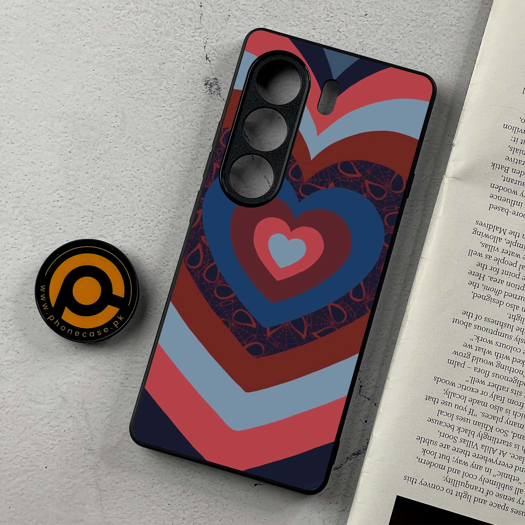 Tecno Camon 40 Pro - Heart Beat 2.0 Series - Premium Metal Printed Soft Bumper Shockproof Case