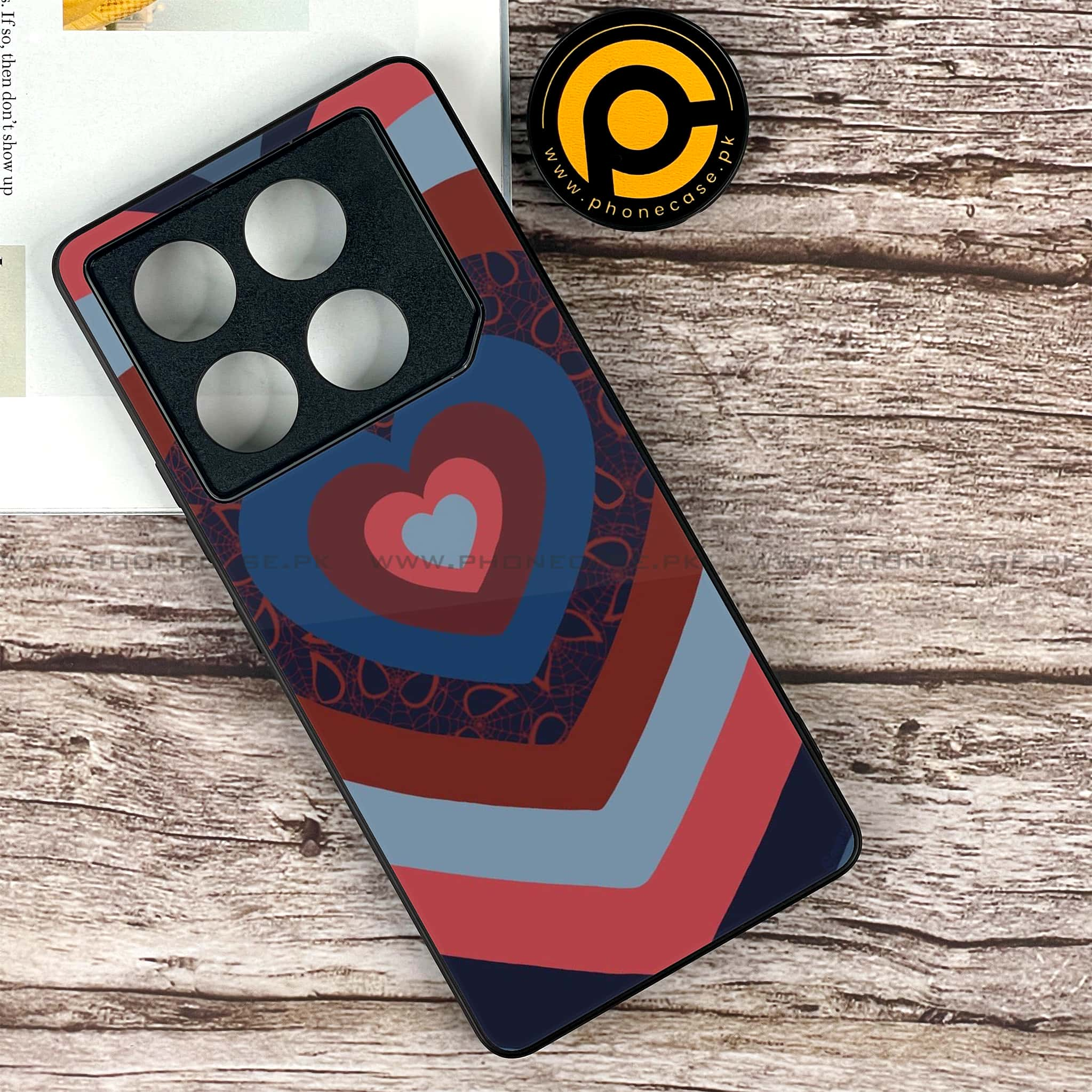 Infinix GT 20 Pro - Heart Beat 2.0 Series - Premium Printed Glass soft Bumper shock Proof Case