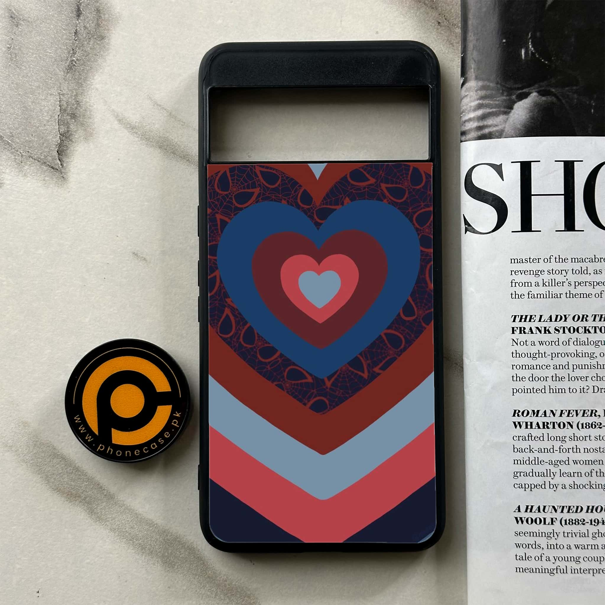 Google Pixel 8 Pro - Heart Beat Series 2.0 - Premium Printed Glass soft Bumper shock Proof Case