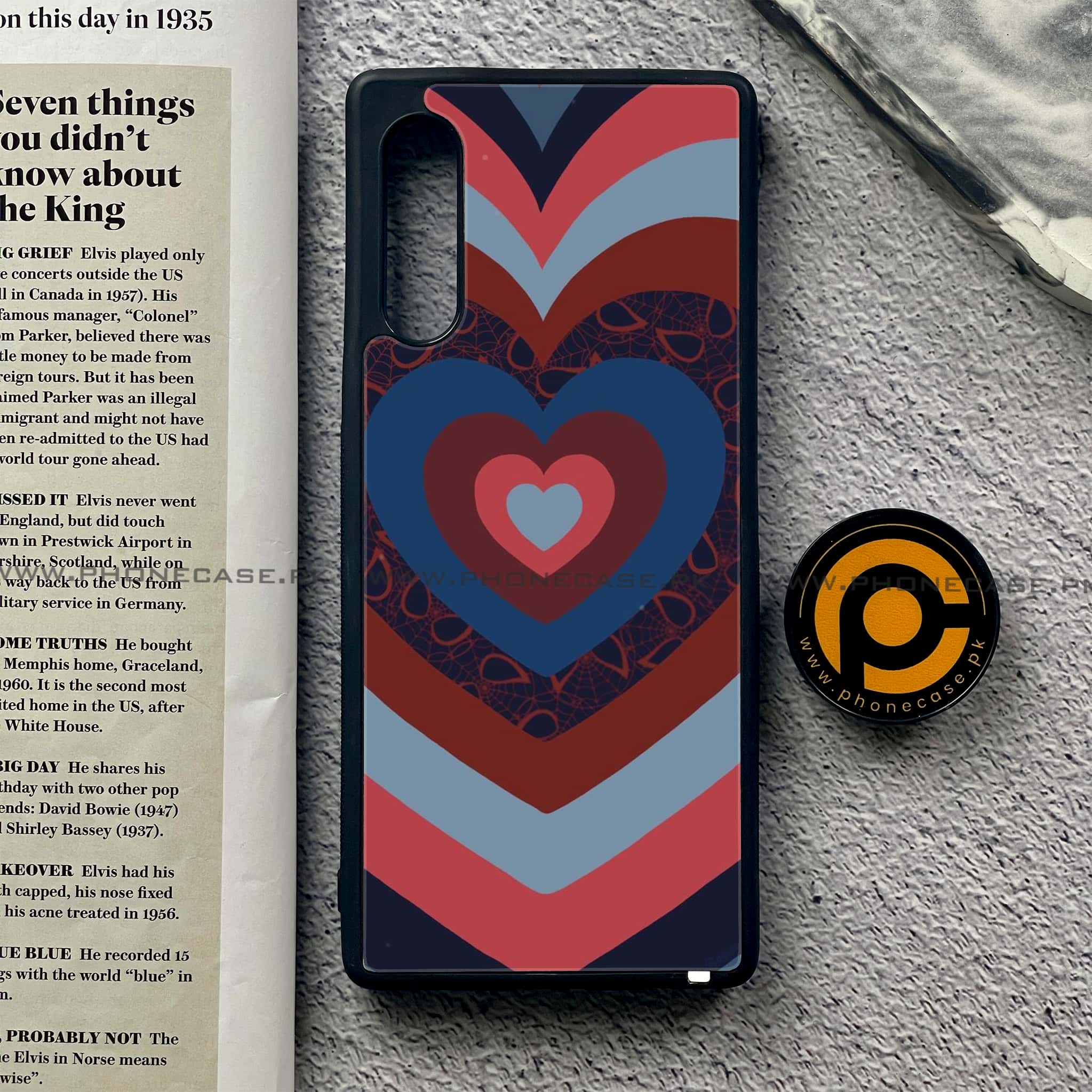 LG Velvet - Heart Beat 2.0 Series - Premium Printed Glass soft Bumper shock Proof Case