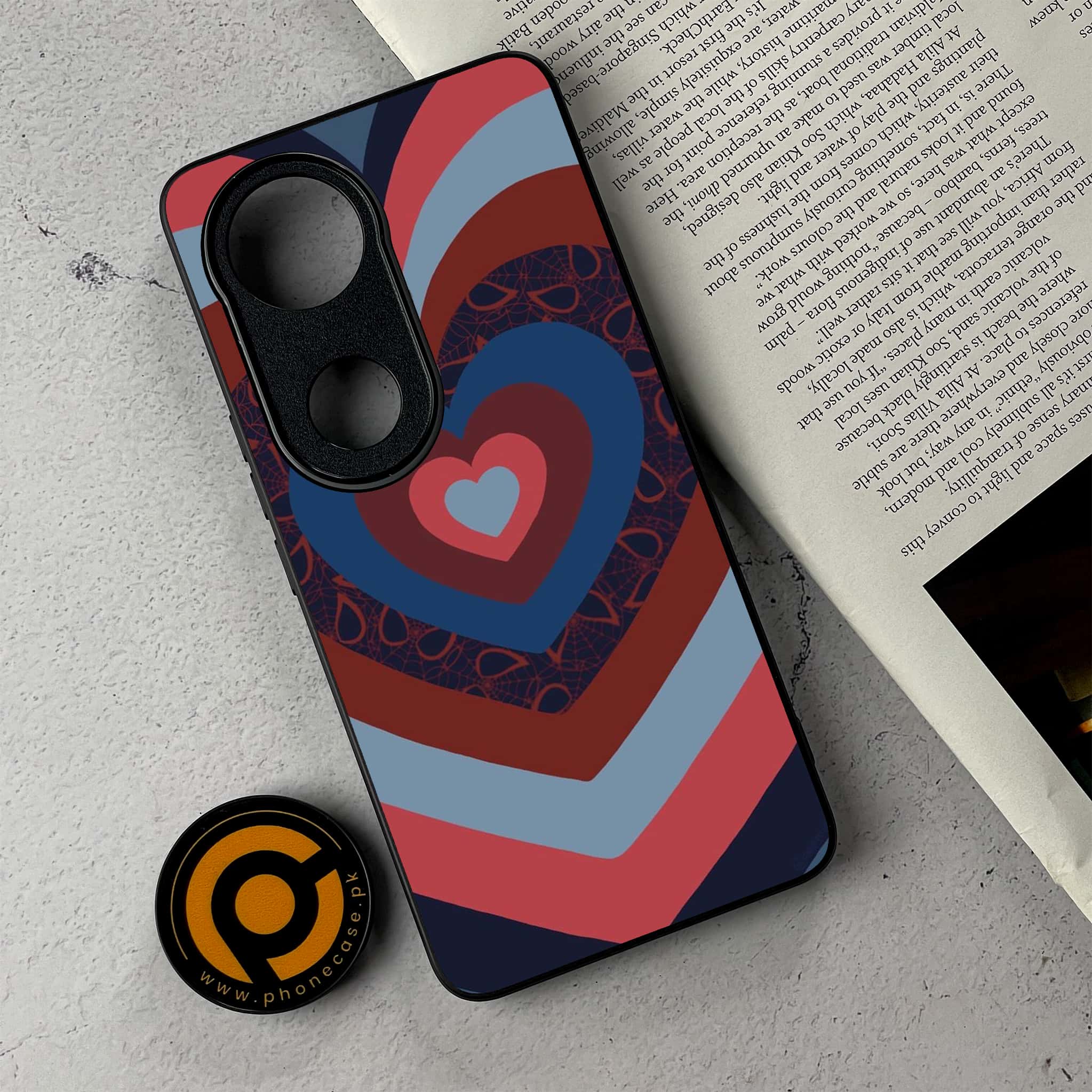Vivo V50 - Heart Beat 2.0 Series - Premium Metal Printed Soft Bumper Shockproof Case