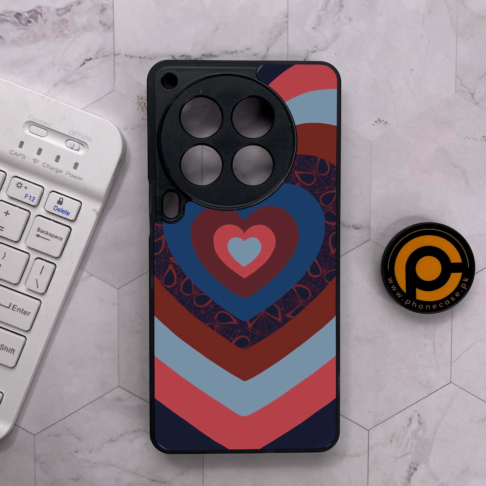 Tecno Camon 30 Premier - Heart Beat 2.0 Series - Premium Metal Printed soft Bumper shock Proof Case