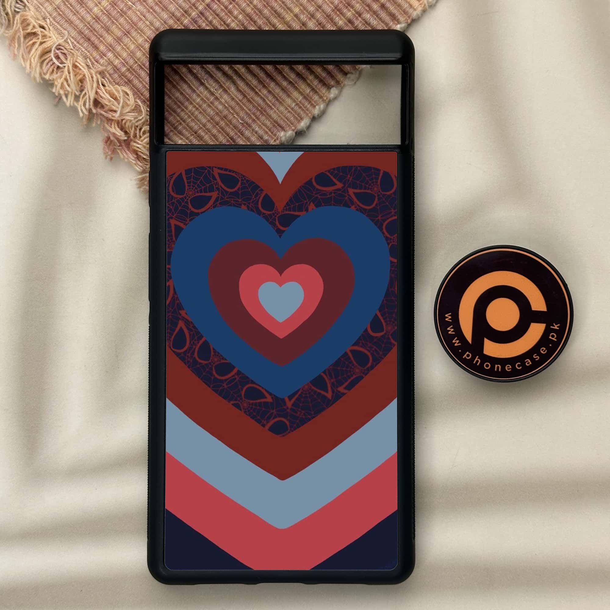 Google Pixel 6 - Heart Beat Series 2.0 - Premium Metal Printed soft Bumper Shock Proof Case