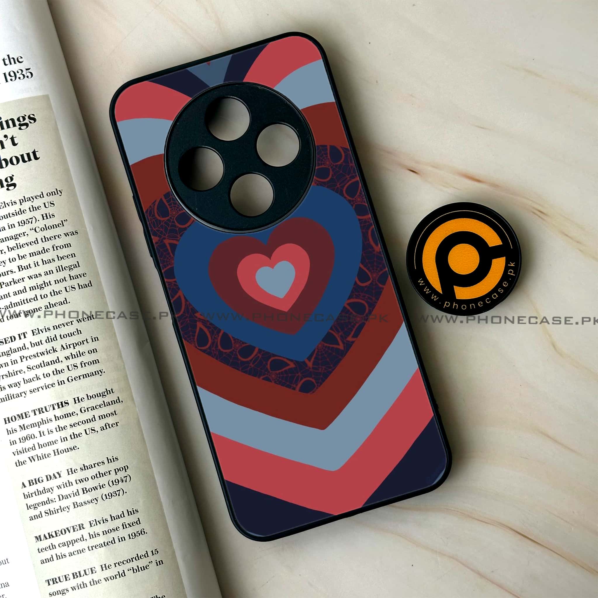 Oppo F27 Pro - Heart Beat 2.0 Series - Premium Metal Printed soft Bumper Shock Proof Case