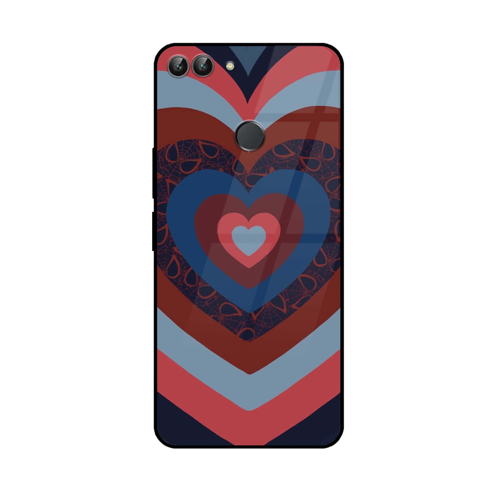 Huawei P Smart - Heart Beat 2.0 Series - Premium Printed Glass soft Bumper shock Proof Case