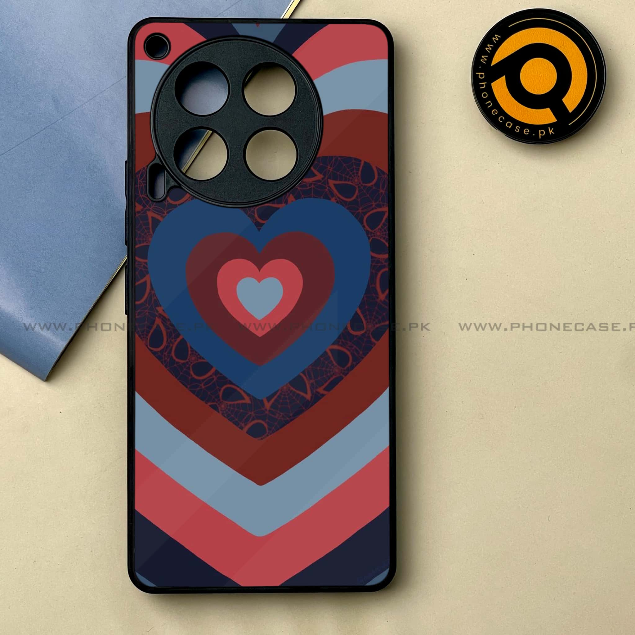 Tecno Camon 30 - Heart Beat 2.0 Series -  Premium Printed Metal soft Bumper shock Proof Case