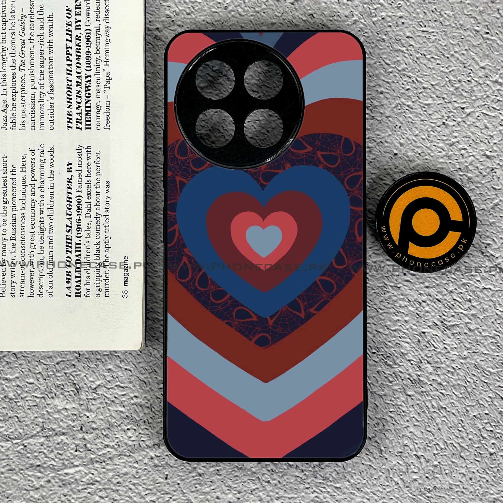 OnePlus Ace 5 - Heart Beat 2.0 Series - Premium Metal Printed soft Bumper shock Proof Case