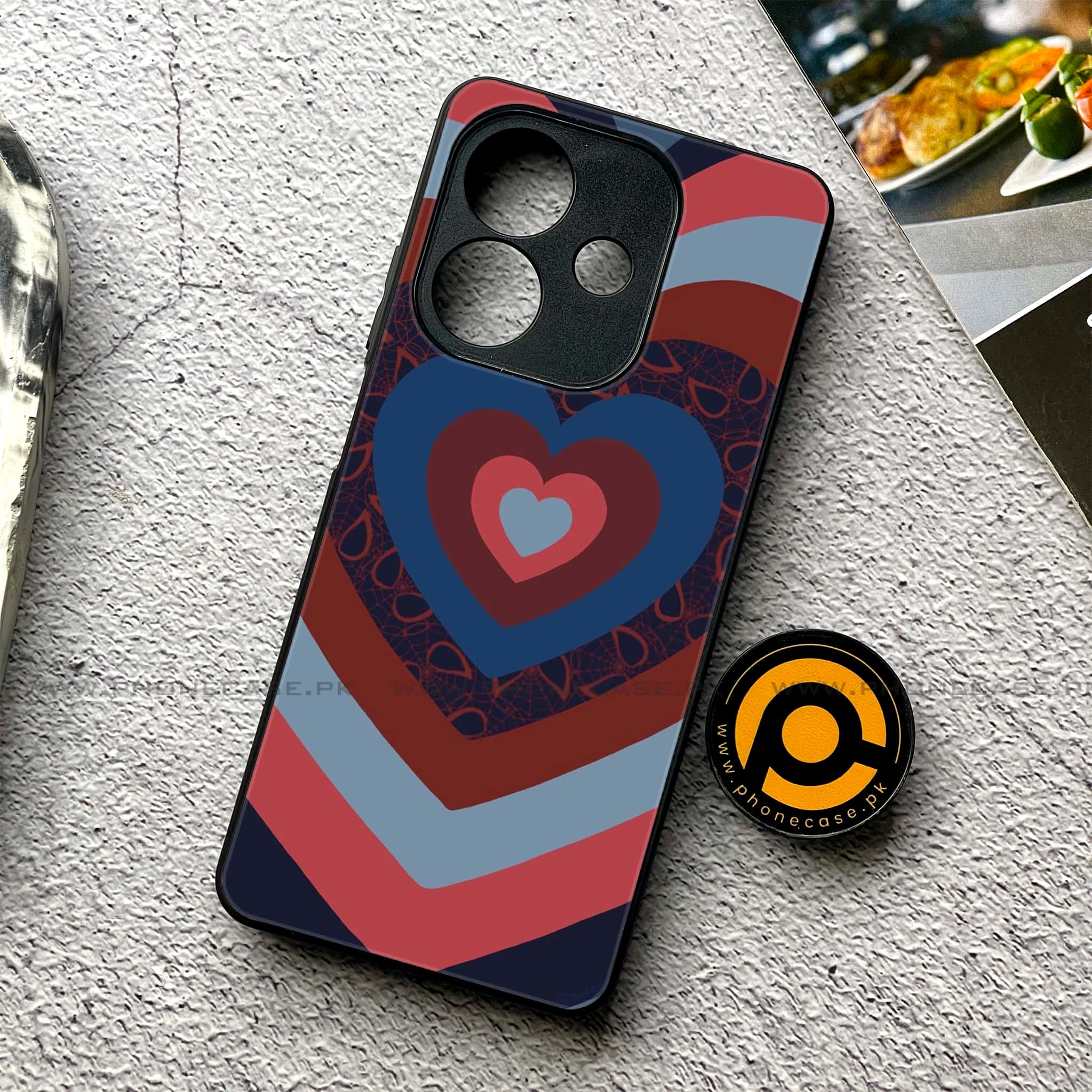 Oppo A5i - Heart Beat 2.0 Series - Premium Metal Printed soft Bumper shock Proof Case