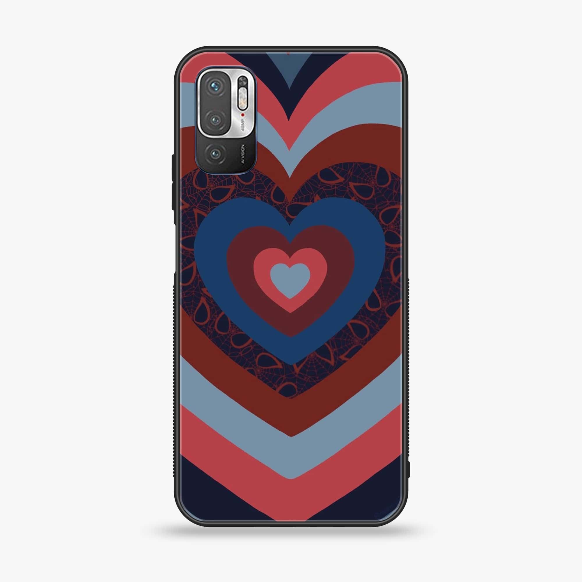 Xiaomi Redmi Note 10 5G - Heart Beat 2.0 Series - Premium Printed Glass soft Bumper shock Proof Case