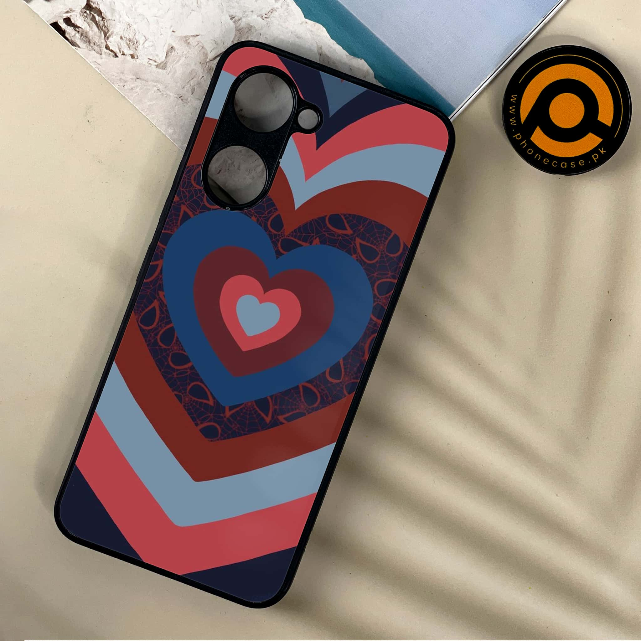 Vivo Y03 - Heart Beat 2.0 Series - Premium Printed Metal soft Bumper shock Proof Case