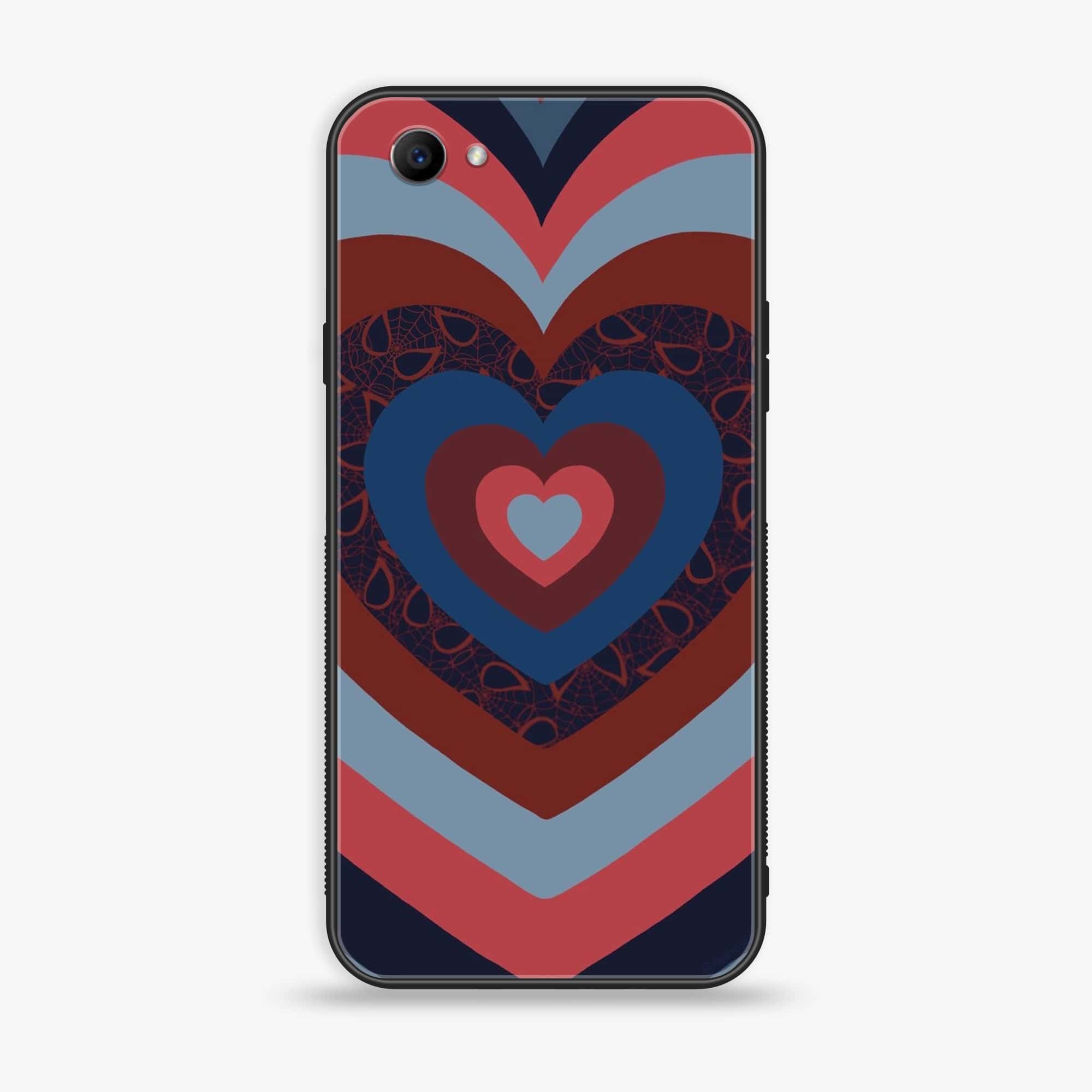 Oppo F7 Youth - Heart Beat 2.0 Series - Premium Printed Glass soft Bumper shock Proof Case