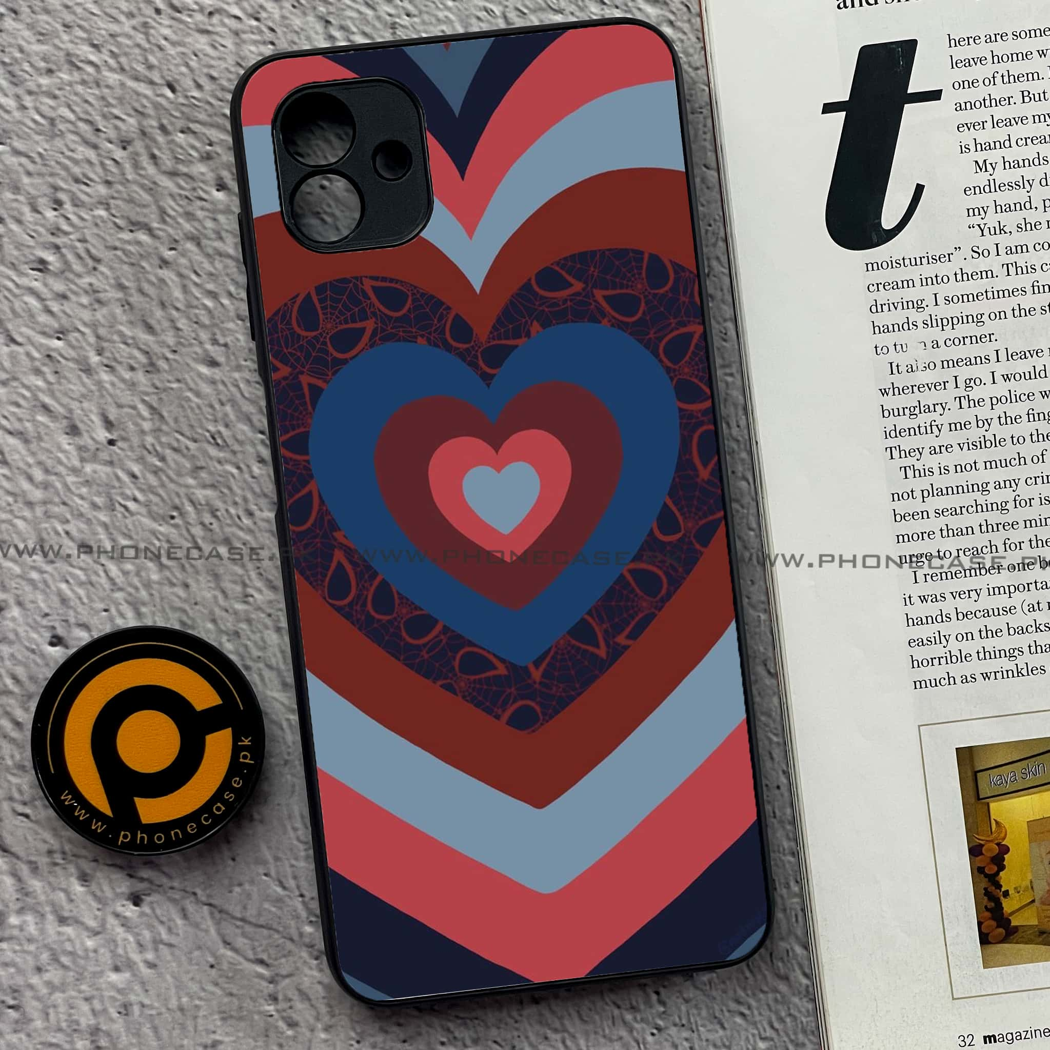 Samsung Galaxy A04 - Heart Beat 2.0 Series - Premium Printed Glass soft Bumper shock Proof Case