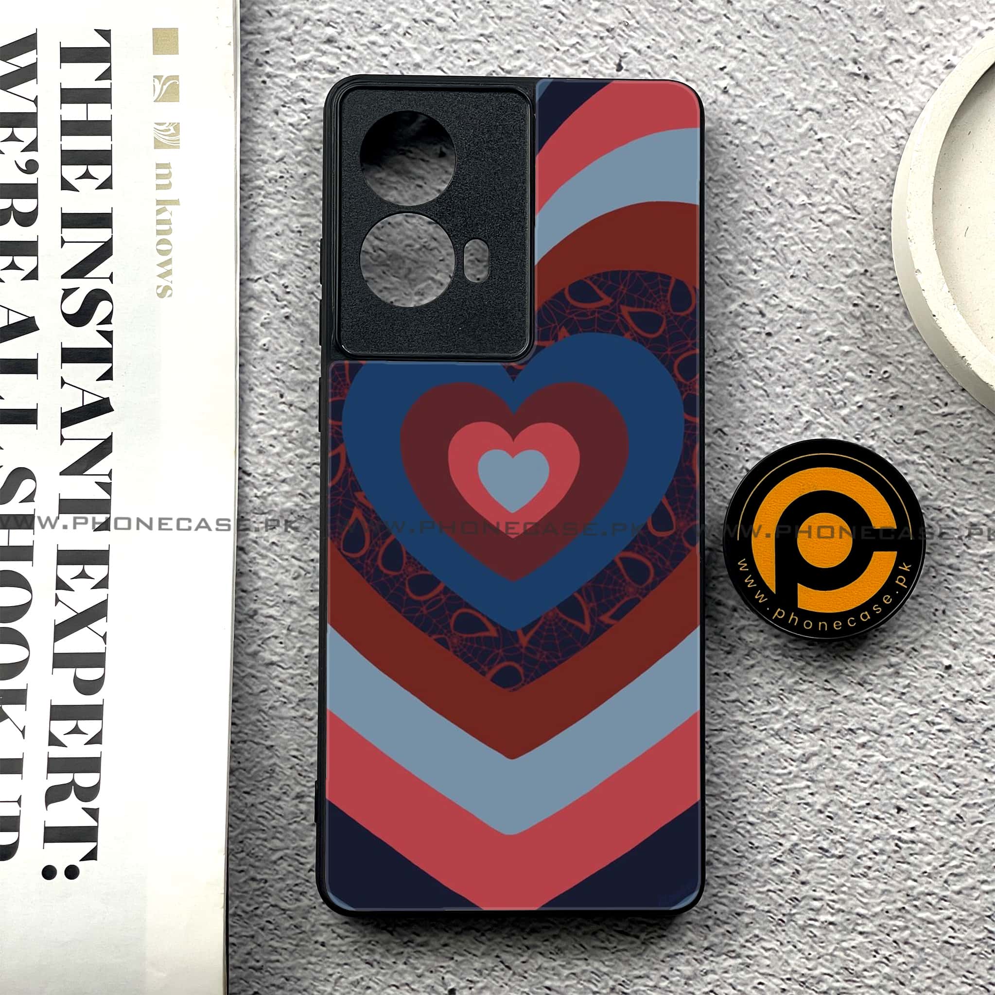 Moto G85 - Heart Beat 2.0 Series - Premium Printed Glass soft Bumper shock Proof Case