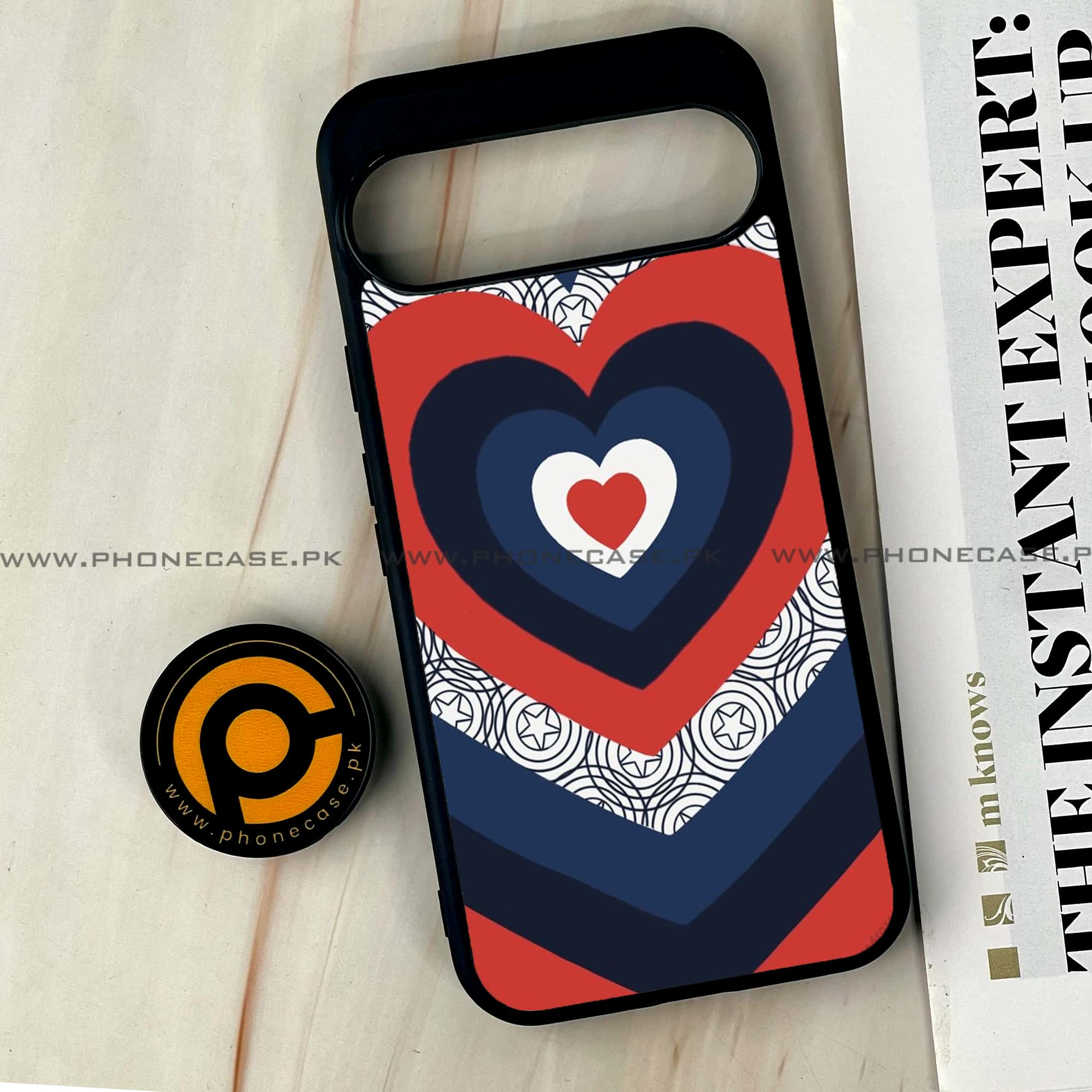 Google Pixel 9 Pro XL - Heart Beat 2.0 Series - Premium Printed Glass soft Bumper shock Proof Case