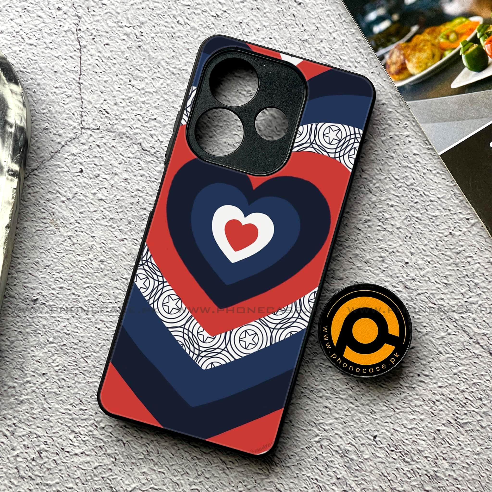 Oppo A5 Pro - Heart Beat 2.0 Series - Premium Metal Printed soft Bumper shock Proof Case