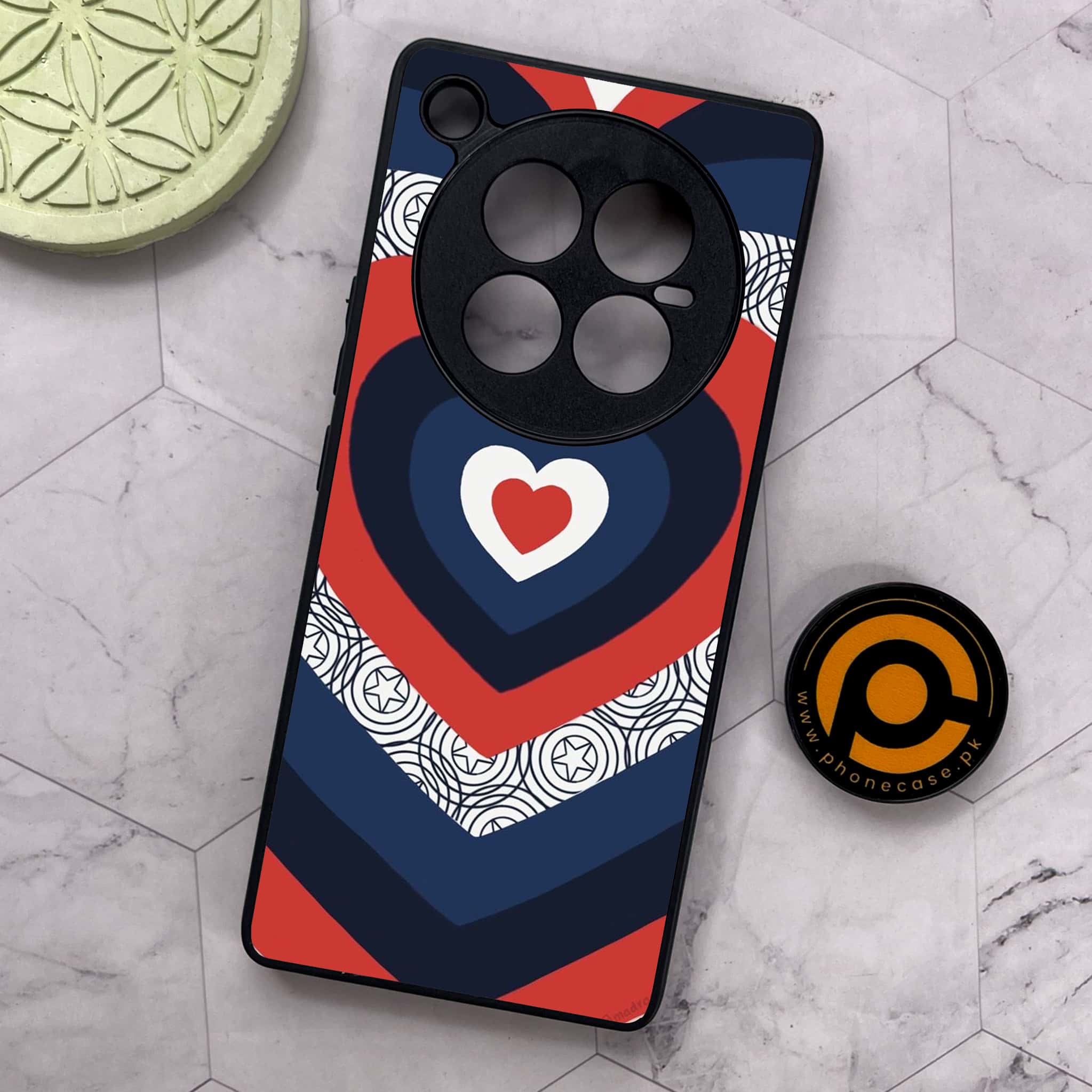 Infinix Zero 40 5G - Heart Beat 2.0 Series - Premium Metal Printed soft Bumper shock Proof Case