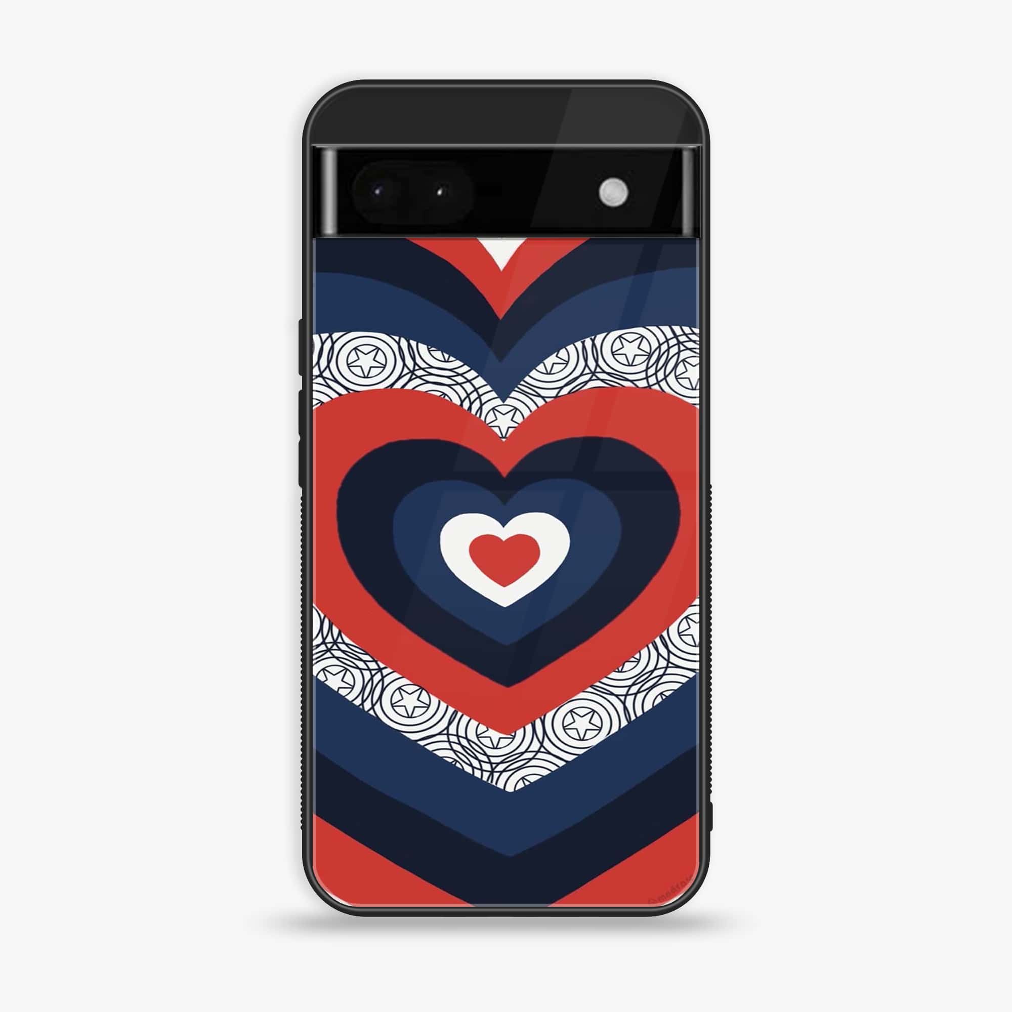 Google Pixel 6A - Heart Beat 2.0 Series - Premium Metal Printed soft Bumper Shock Proof Case