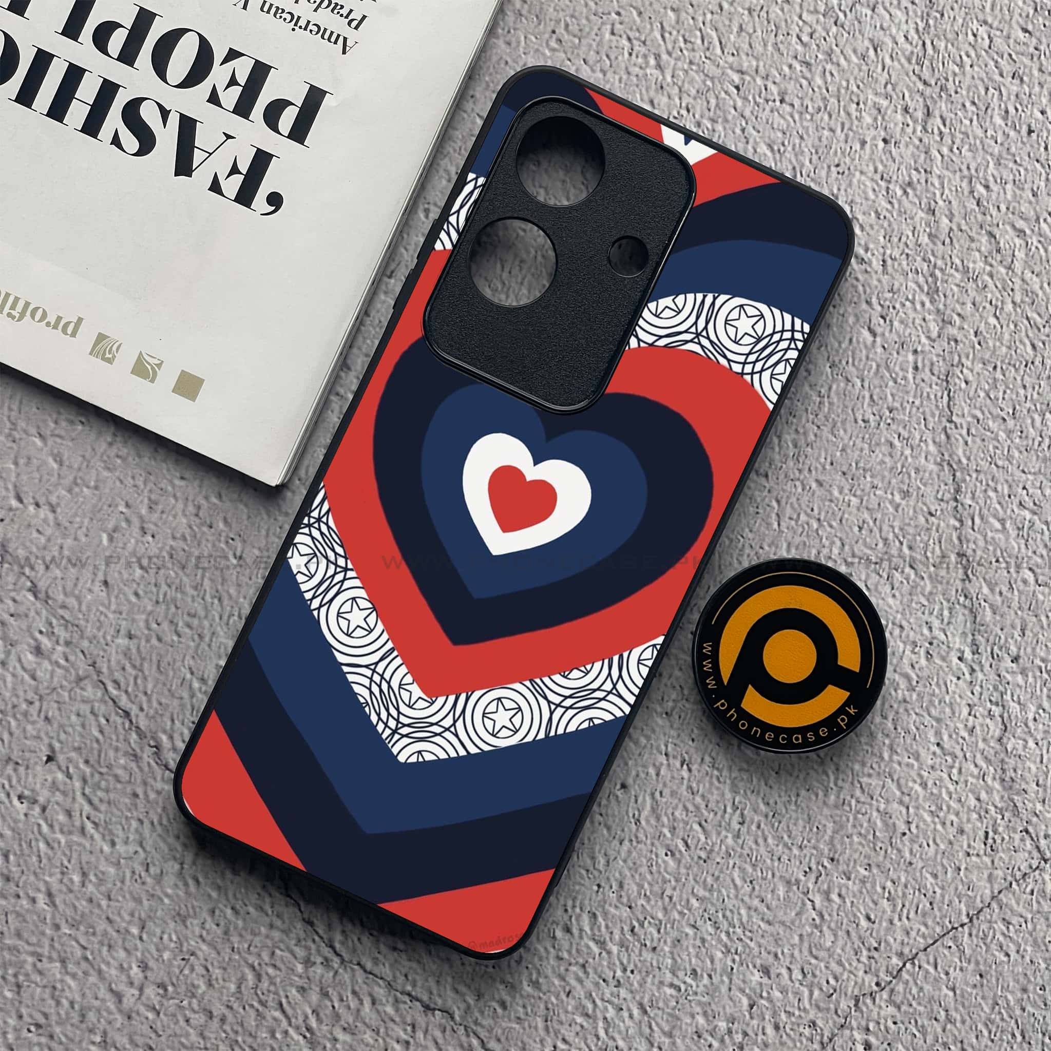 Realme Note 60x - Heart Beat 2.0 Series - Premium Metal  Printed soft Bumper shock Proof Case