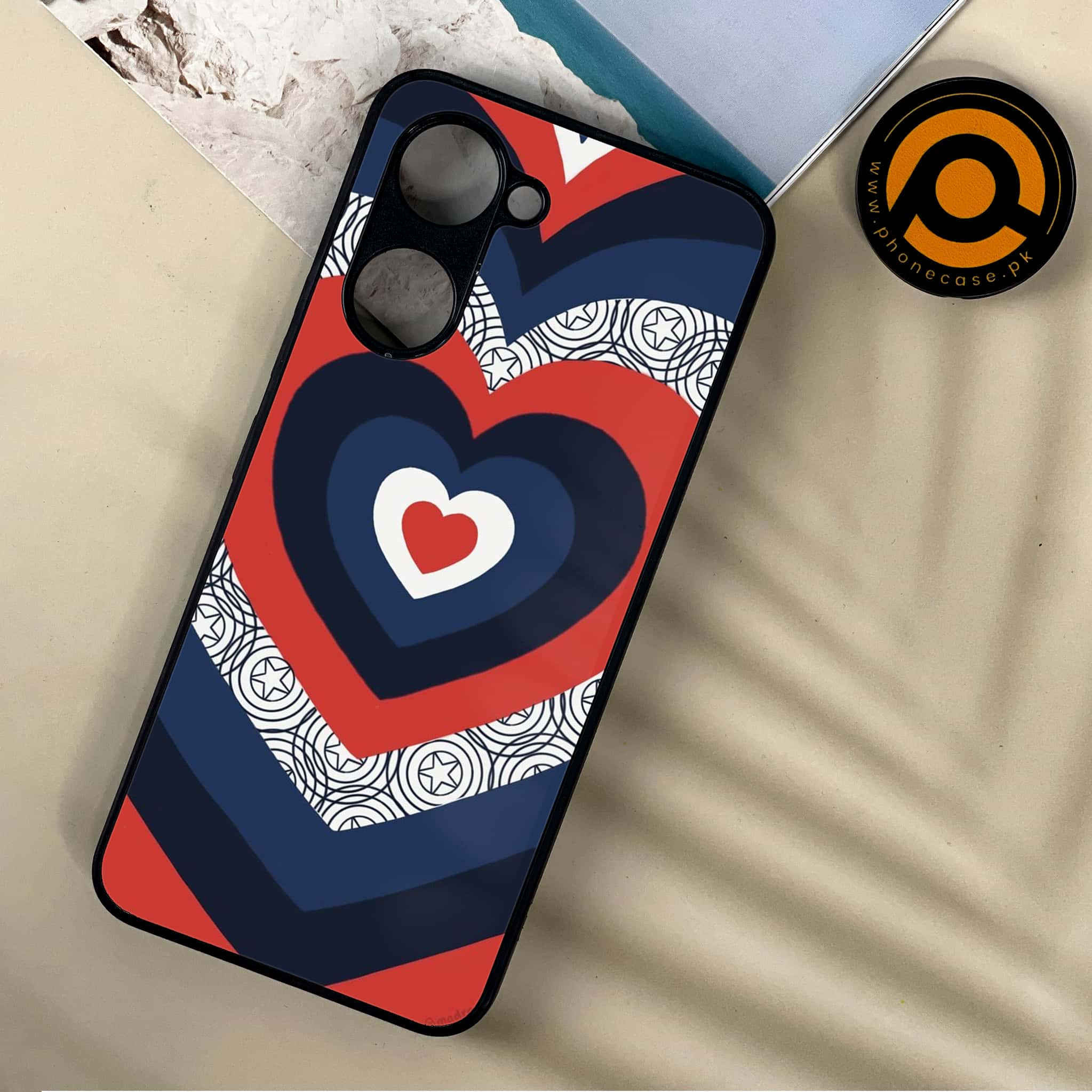 Vivo Y03 - Heart Beat 2.0 Series - Premium Printed Metal soft Bumper shock Proof Case