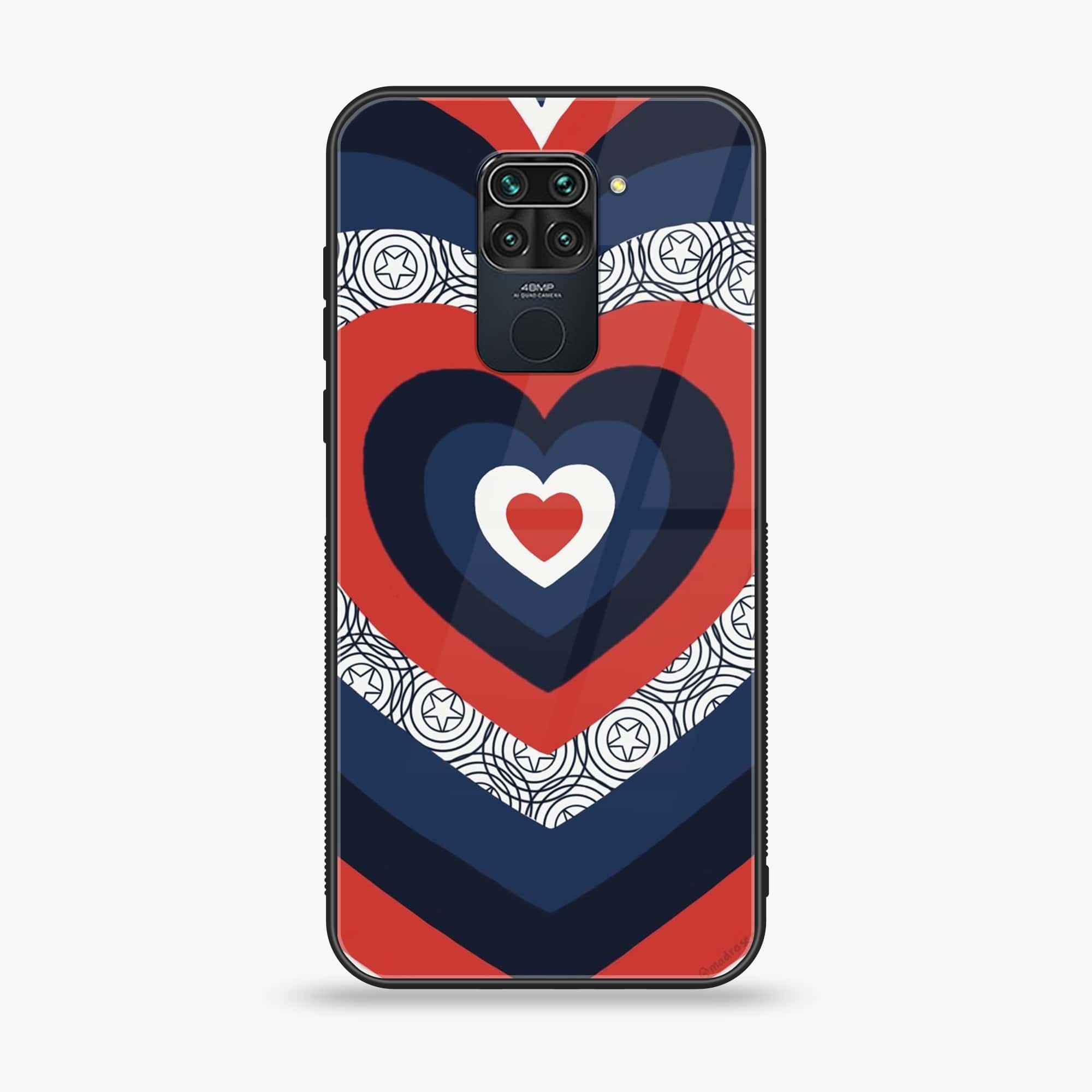 Xiaomi Redmi 10X - Heart Beat 2.0 Series -  Premium Printed Metal soft Bumper shock Proof Case