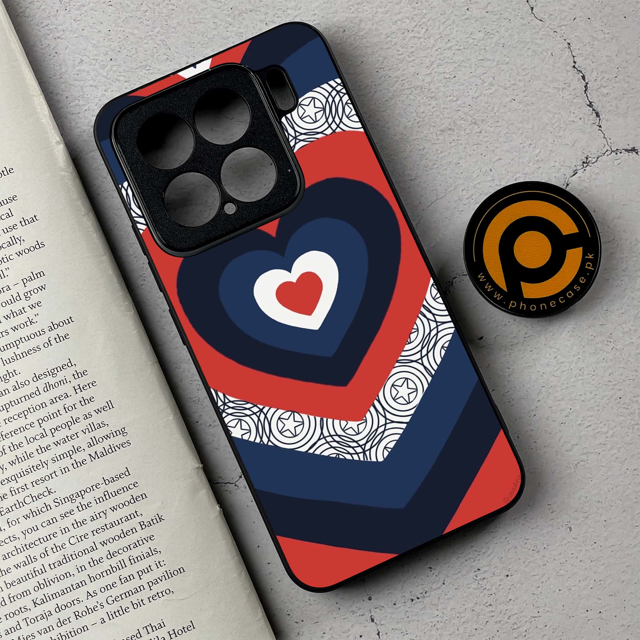 Xiaomi 15 - Heart Beat 2.0 Series - Premium Metal Printed soft Bumper shock Proof Case