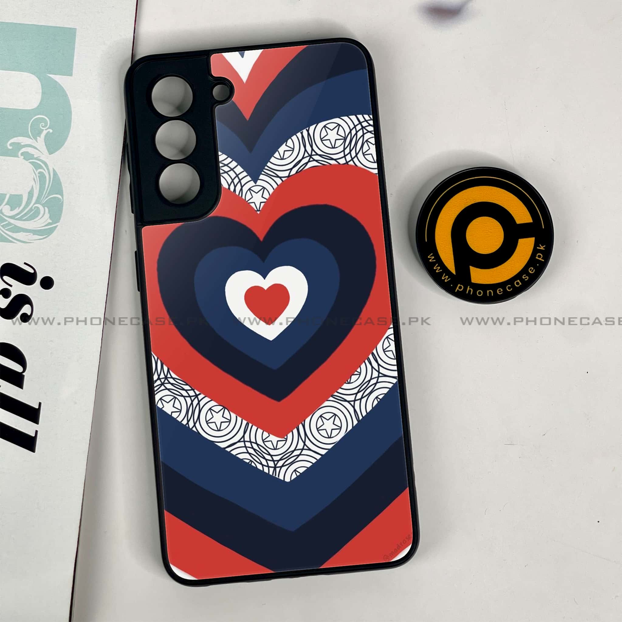 Samsung Galaxy S21 - Heart Beat 2.0 Series - Premium Printed Glass soft Bumper shock Proof Case