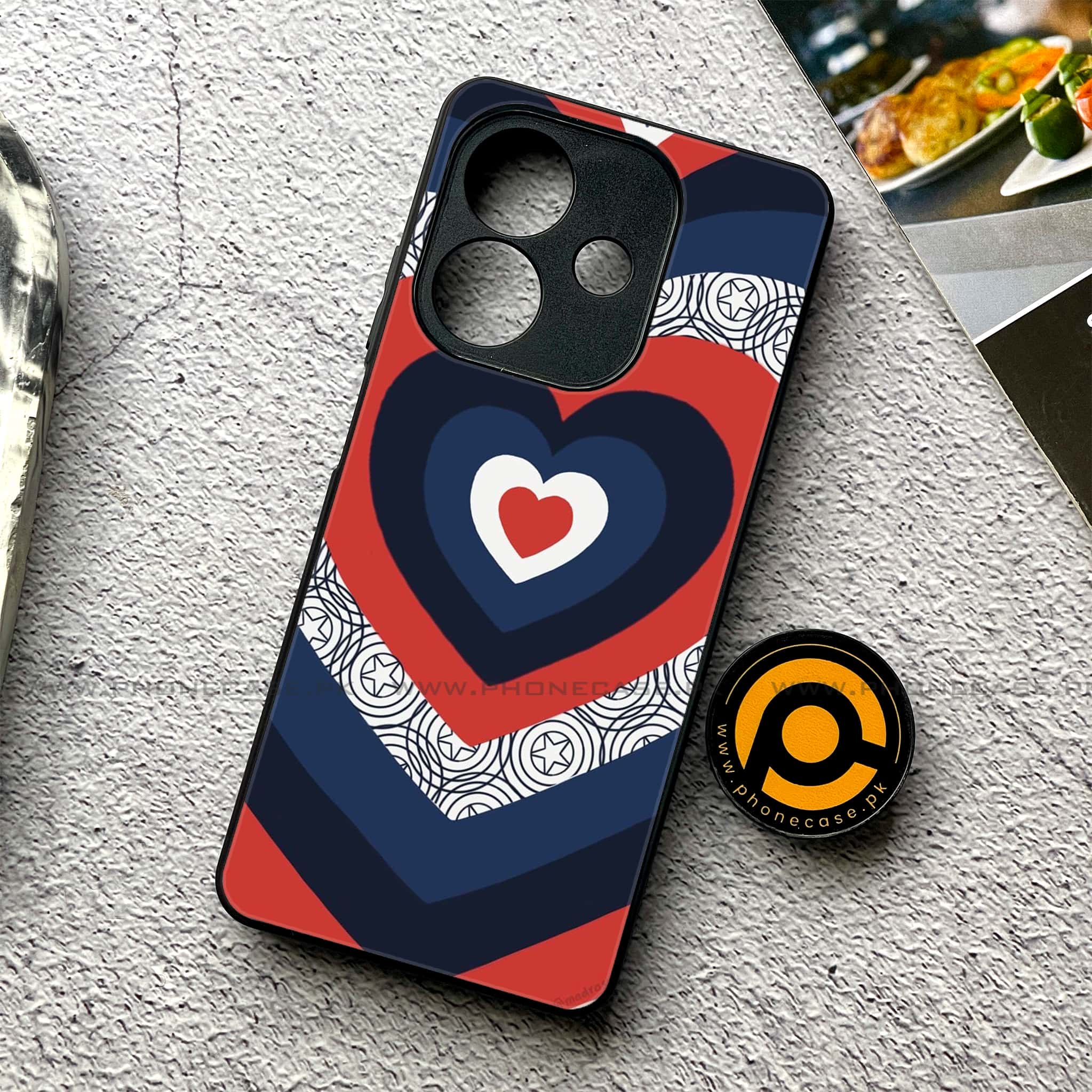 Oppo A5i - Heart Beat 2.0 Series - Premium Metal Printed soft Bumper shock Proof Case