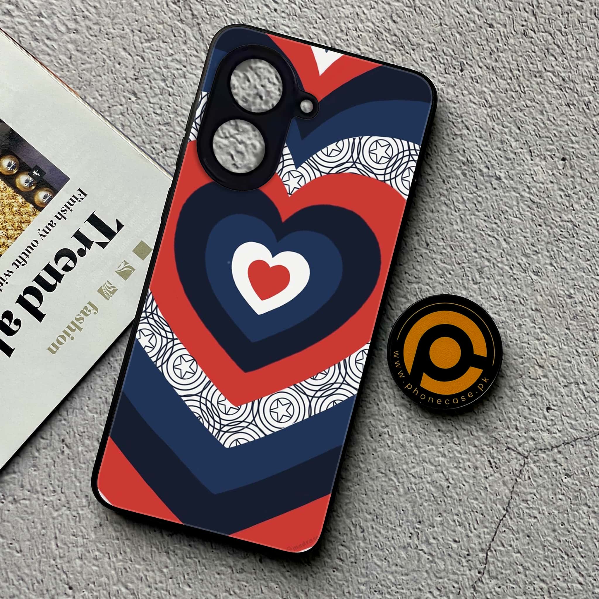 Xiaomi Redmi A5 - Heart Beat 2.0 Series - Premium Metal Printed soft Bumper shock Proof Case