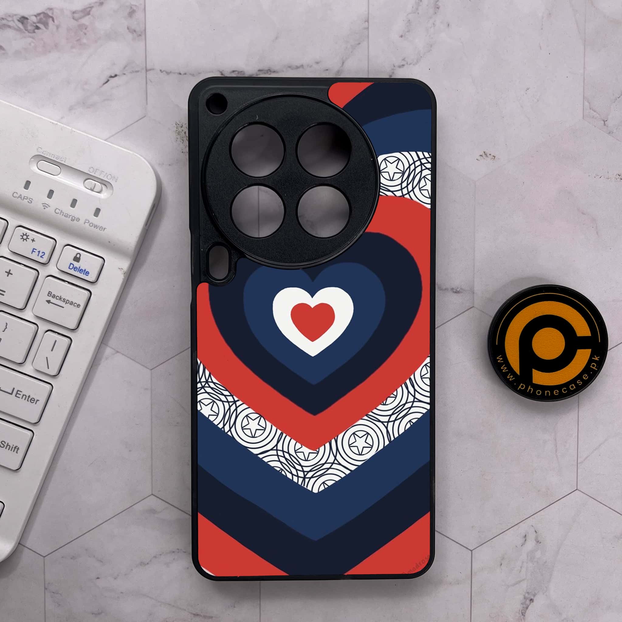 Tecno Camon 30 Premier - Heart Beat 2.0 Series - Premium Metal Printed soft Bumper shock Proof Case