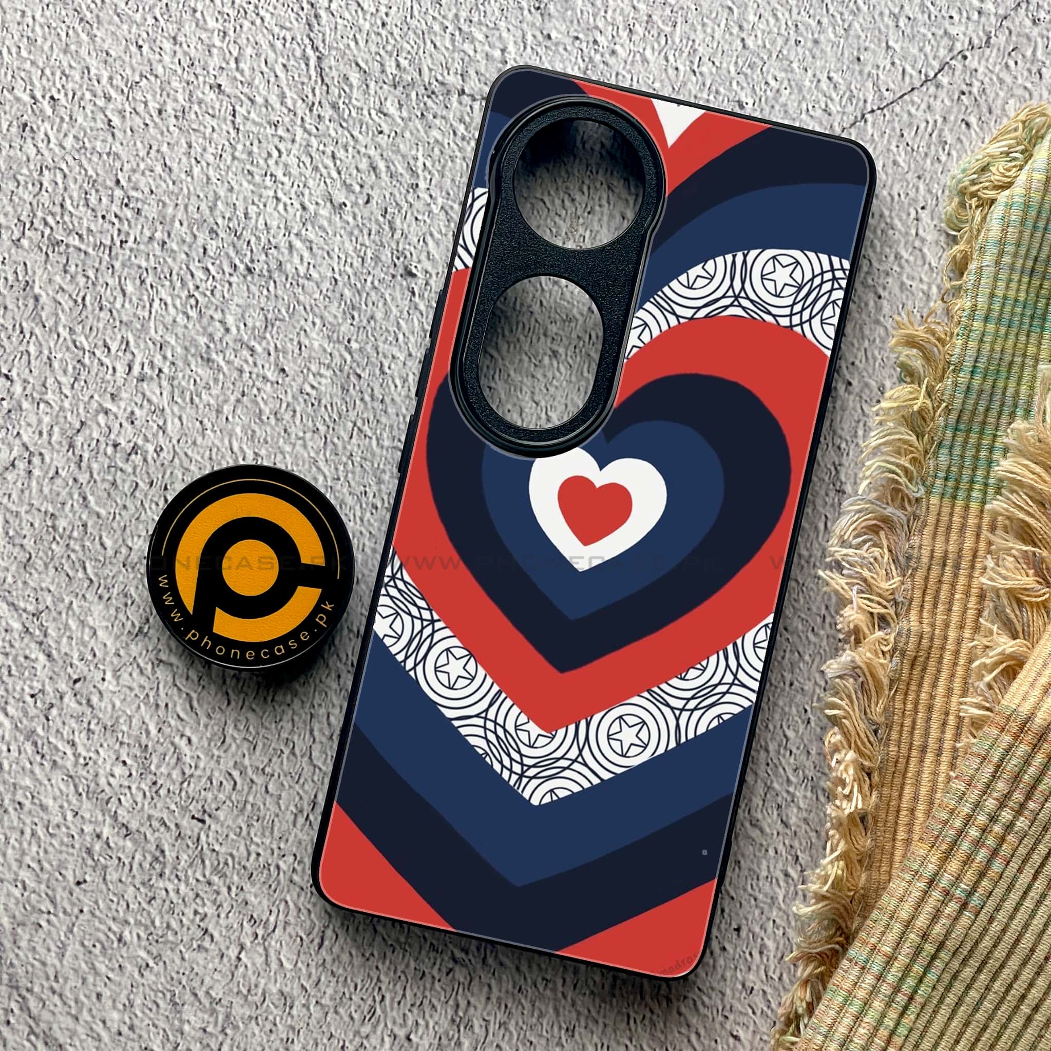 Vivo V40 Pro - Heart Beat 2.0 Series - Premium Metal Printed soft Bumper shock Proof Case