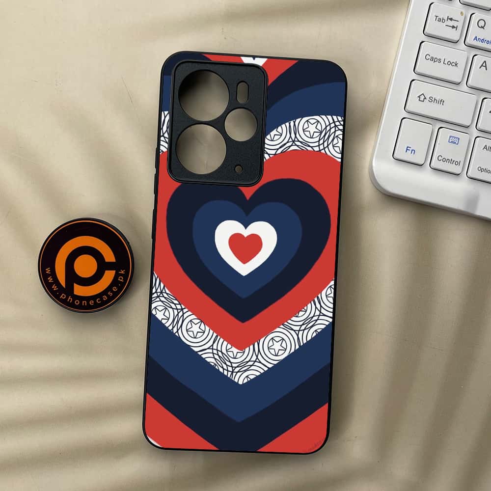 Realme 14 5G - Heart Beat 2.0 Series - Premium Metal Printed soft Bumper Shock Proof Case