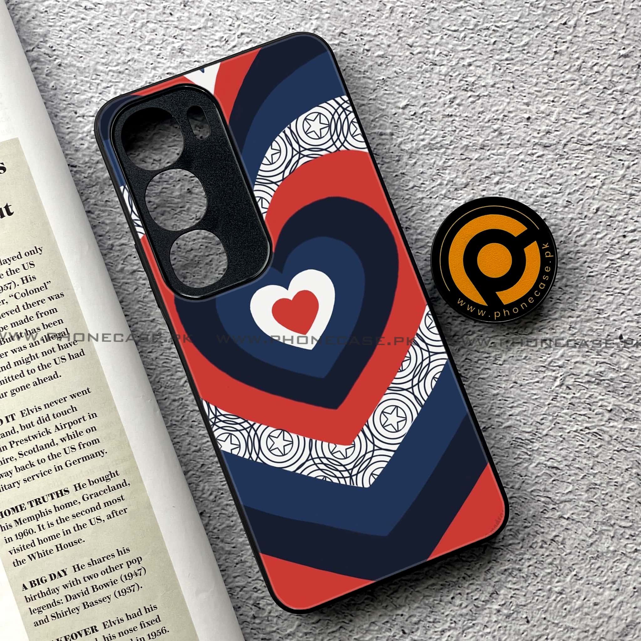 Vivo Y19s Pro - Heart Beat 2.0 Series - Premium Metal Printed soft Bumper shock Proof Case