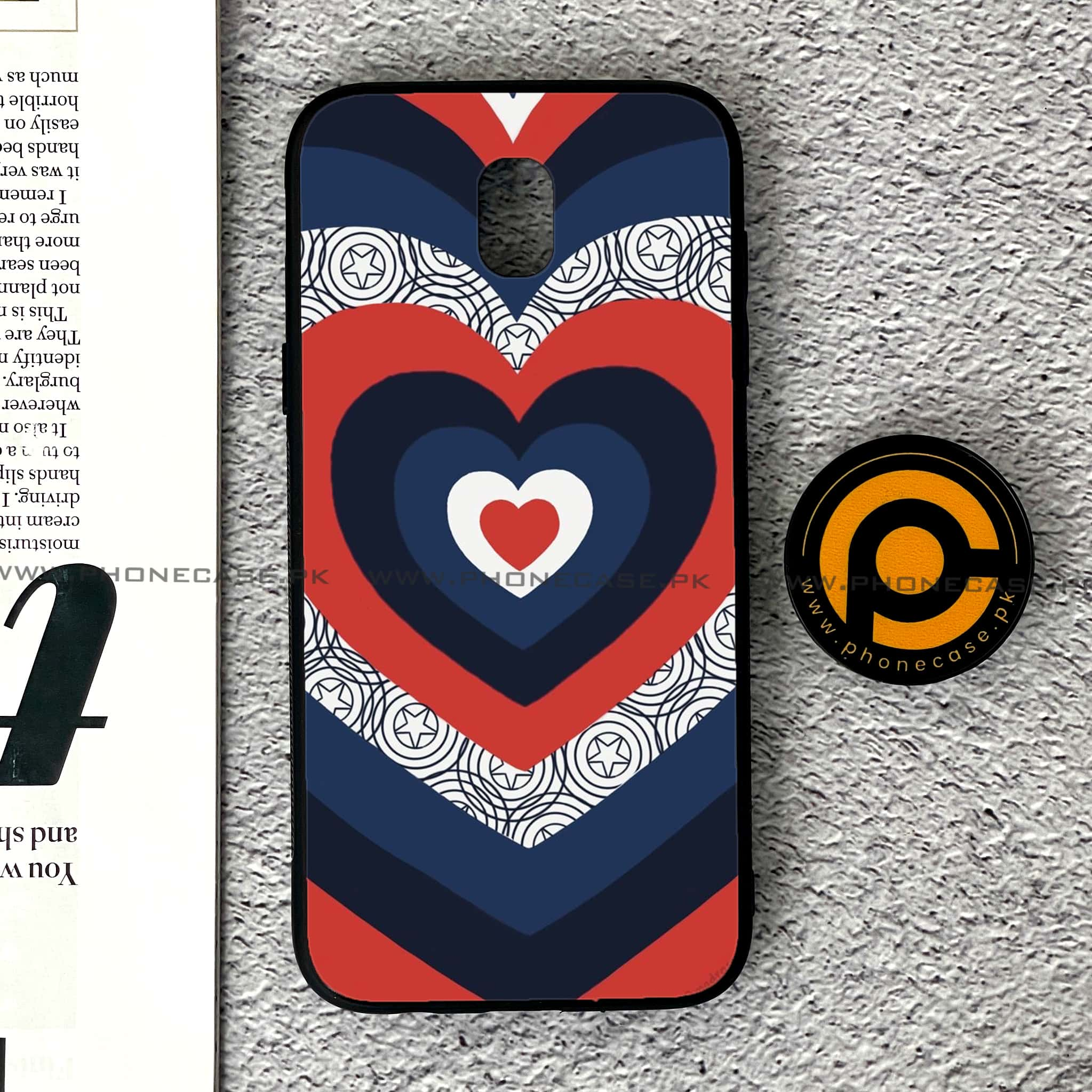 Samsung Galaxy J5 Pro 2017 - Heart Beat 2.0 Series - Premium Printed Metal soft Bumper shock Proof Case