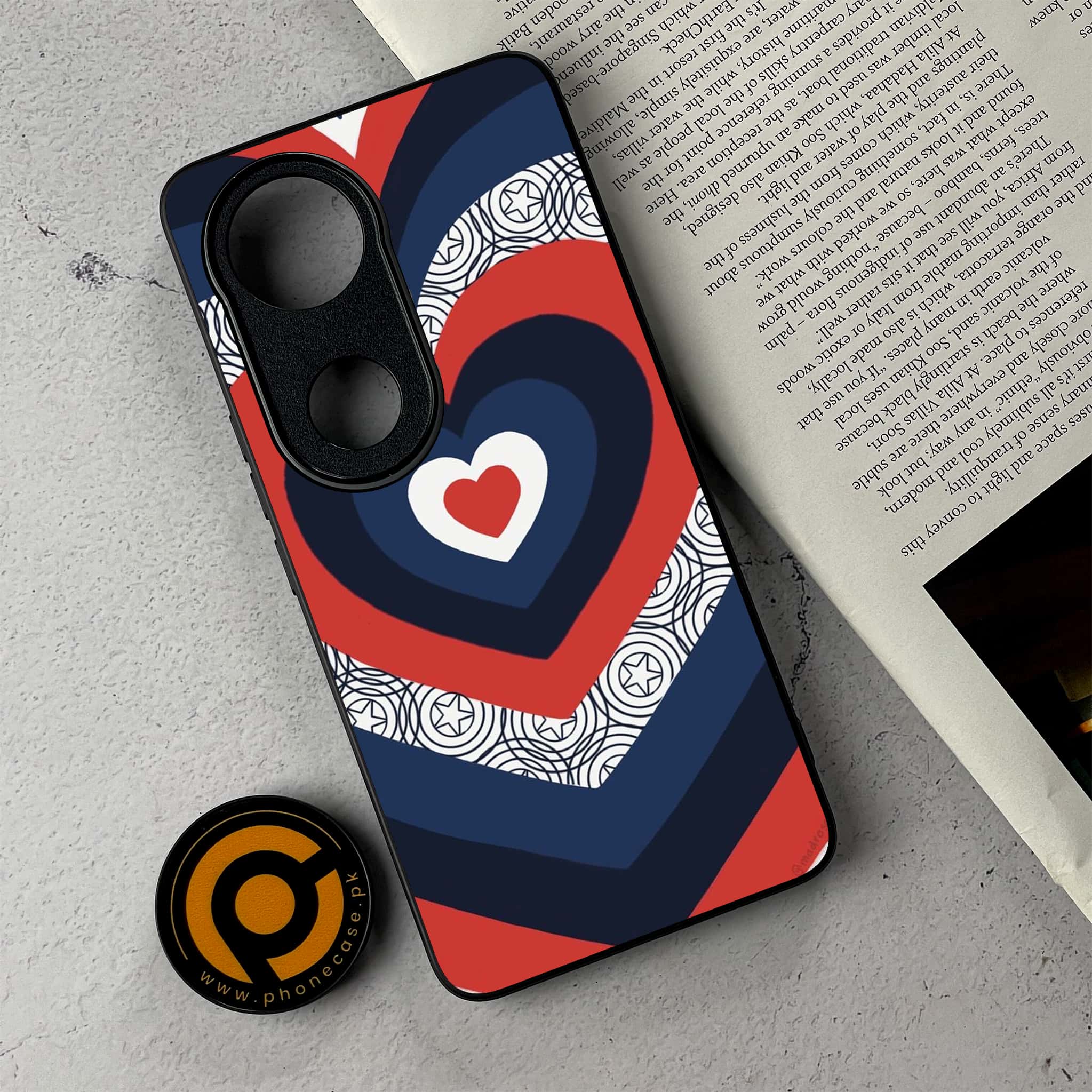 Vivo V50 - Heart Beat 2.0 Series - Premium Metal Printed Soft Bumper Shockproof Case
