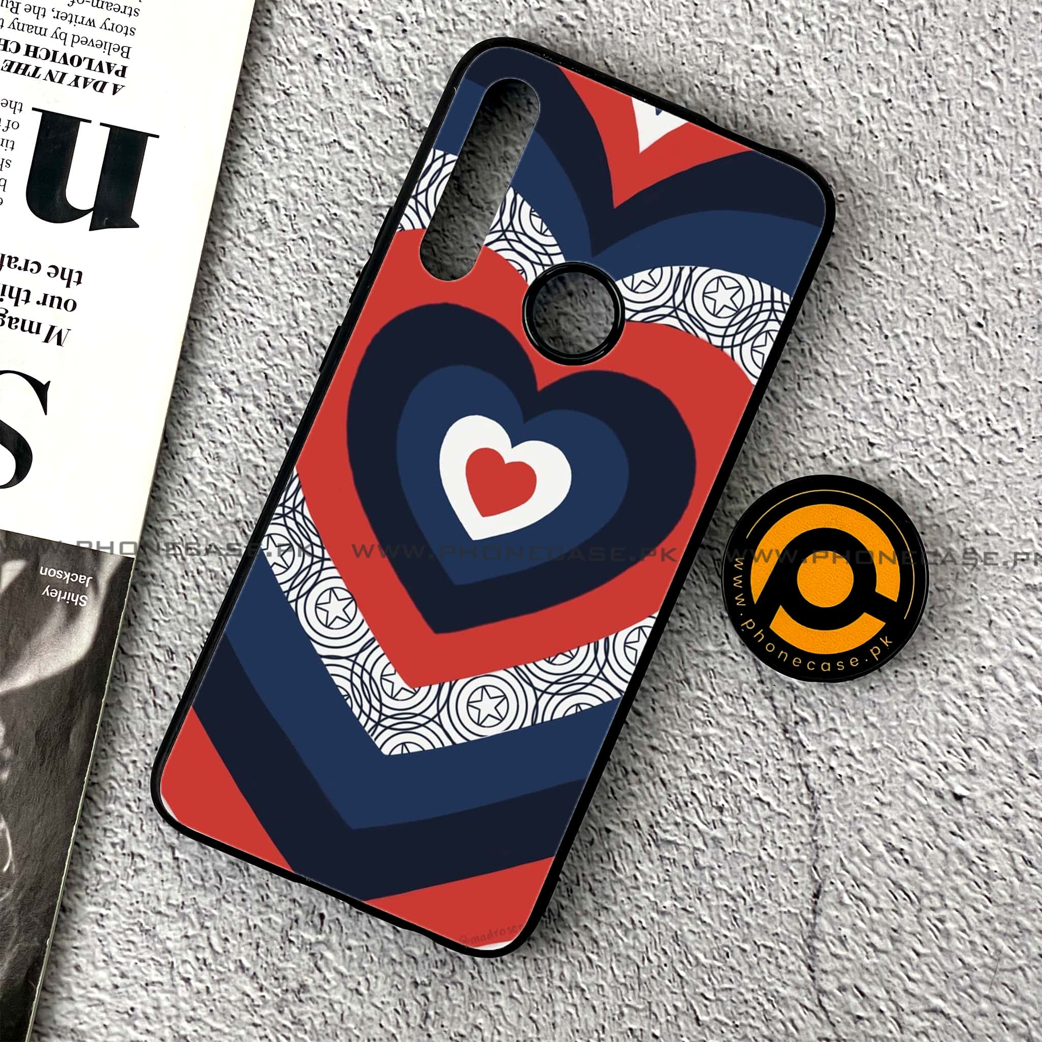 Huawei Y9 Prime (2019) - Heart Beat Series 2.0 - Premium Printed Glass soft Bumper shock Proof Case