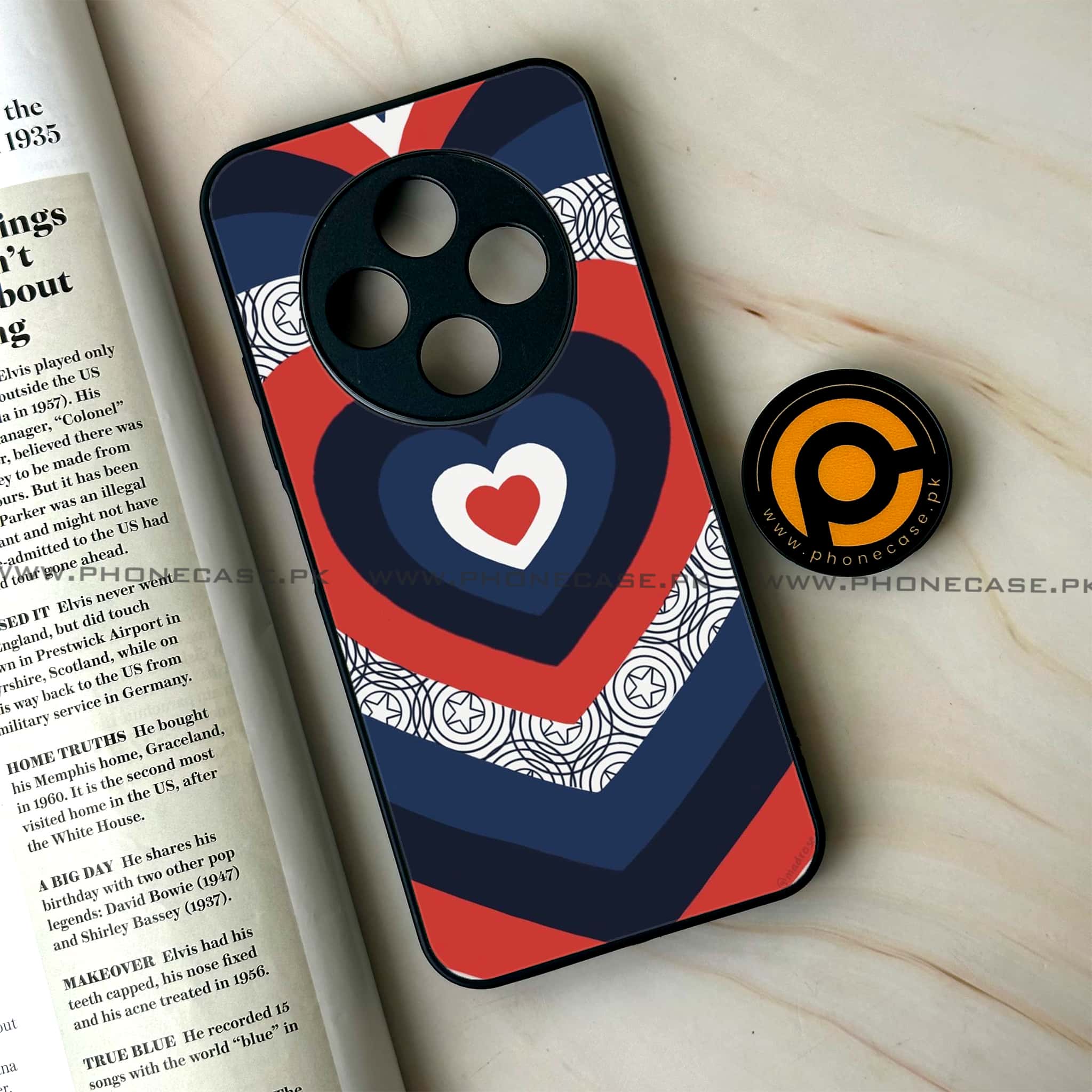 Oppo F27 Pro - Heart Beat 2.0 Series - Premium Metal Printed soft Bumper Shock Proof Case